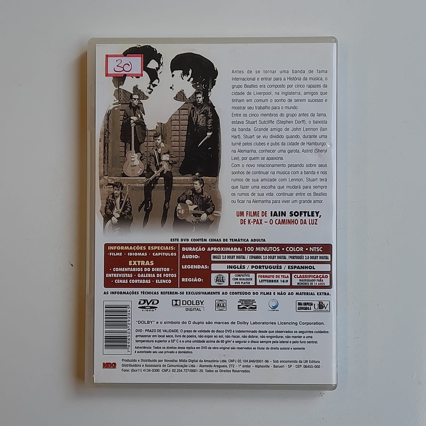 DVD Backbeat - Os 5 Rapazes de Liverpool - Imagem 2