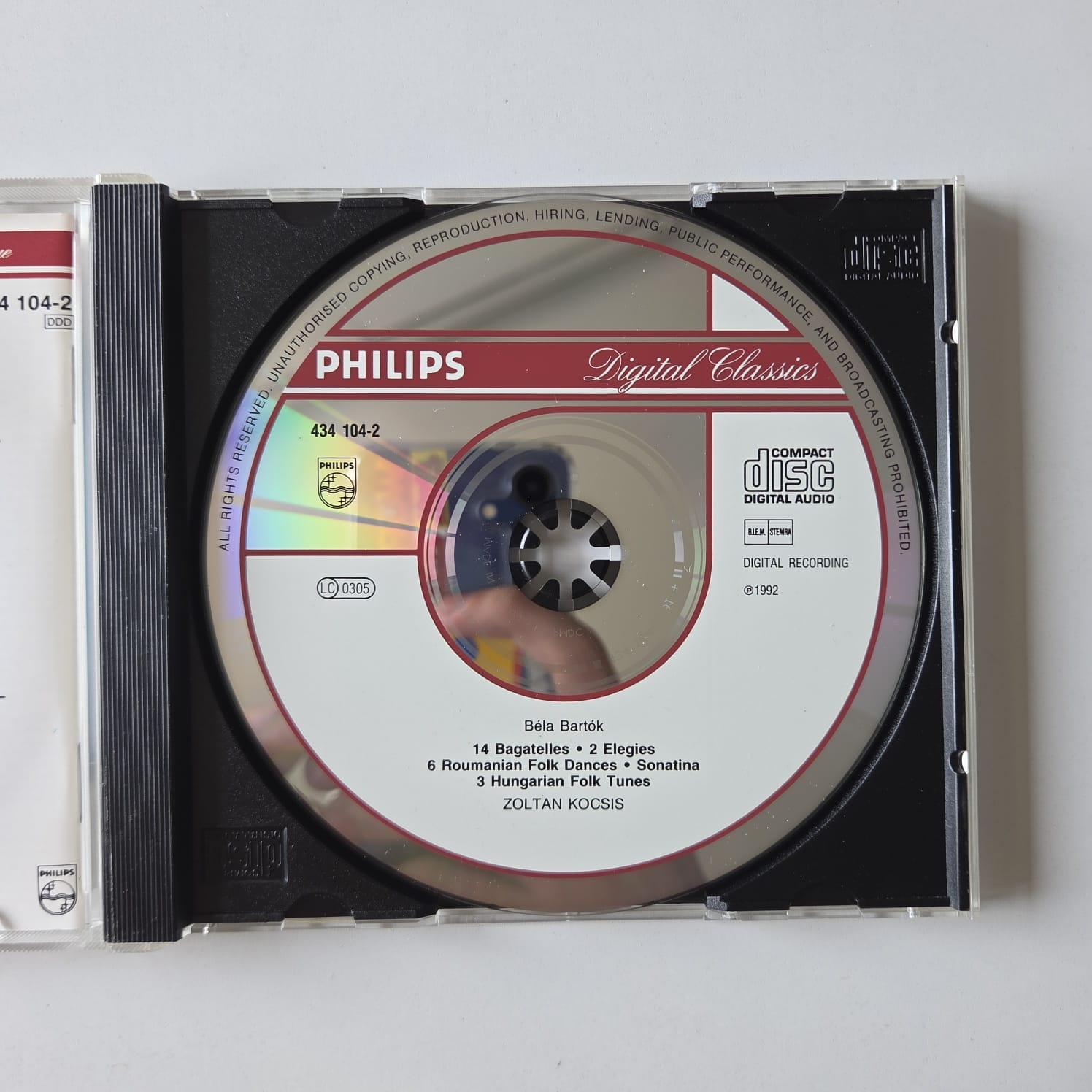 CD Bartók - Works For Piano Solo I - Zoltán Koscis - Importado - Imagem 3
