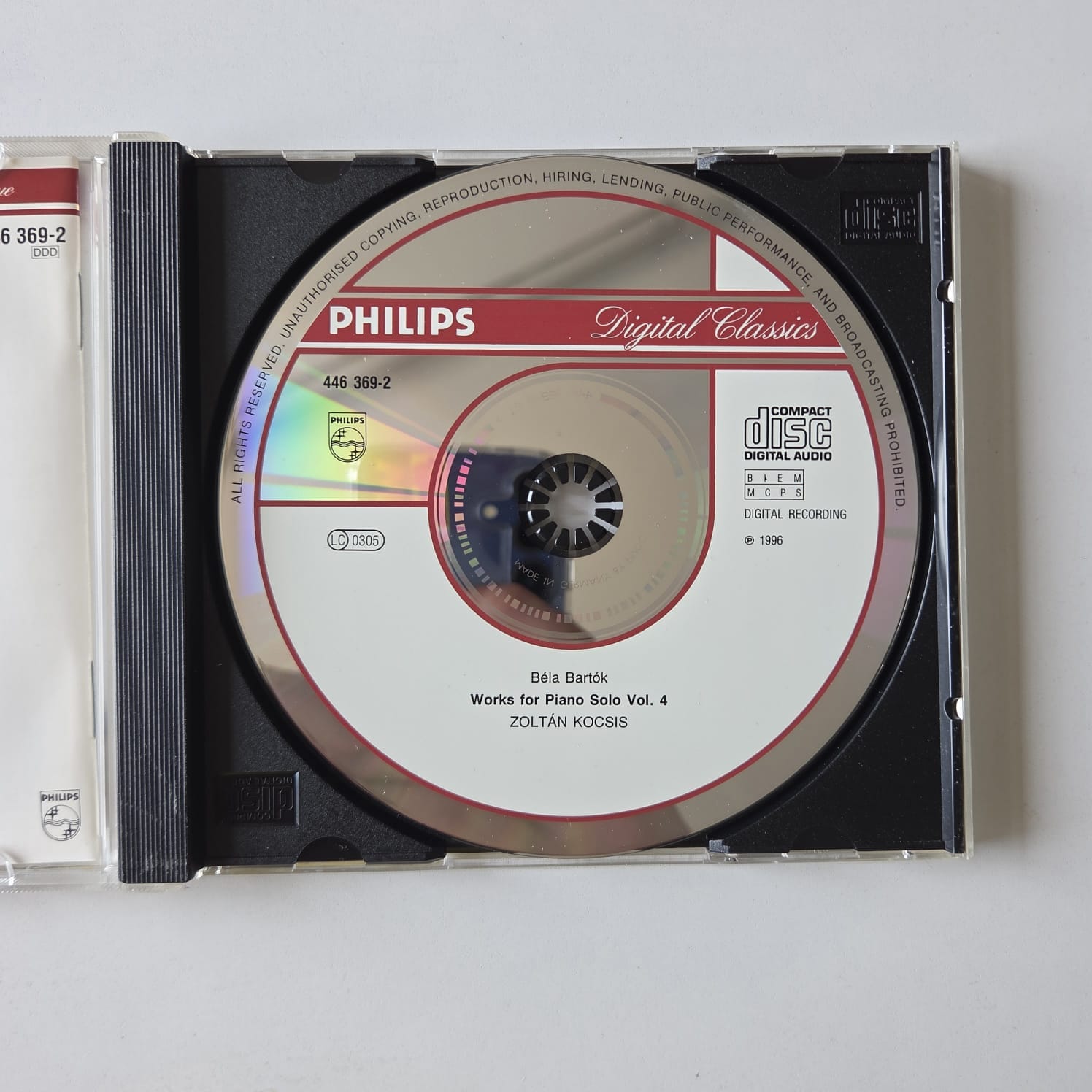 CD Bartók - Works For Piano Solo IV - Zoltán Koscis - Importado - Imagem 3