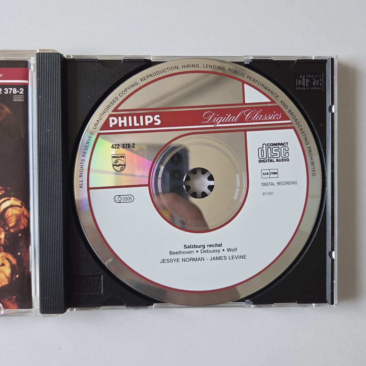 CD Beethoven - Debussy - Wolf - Salzburg Recital - Importado - Imagem 3