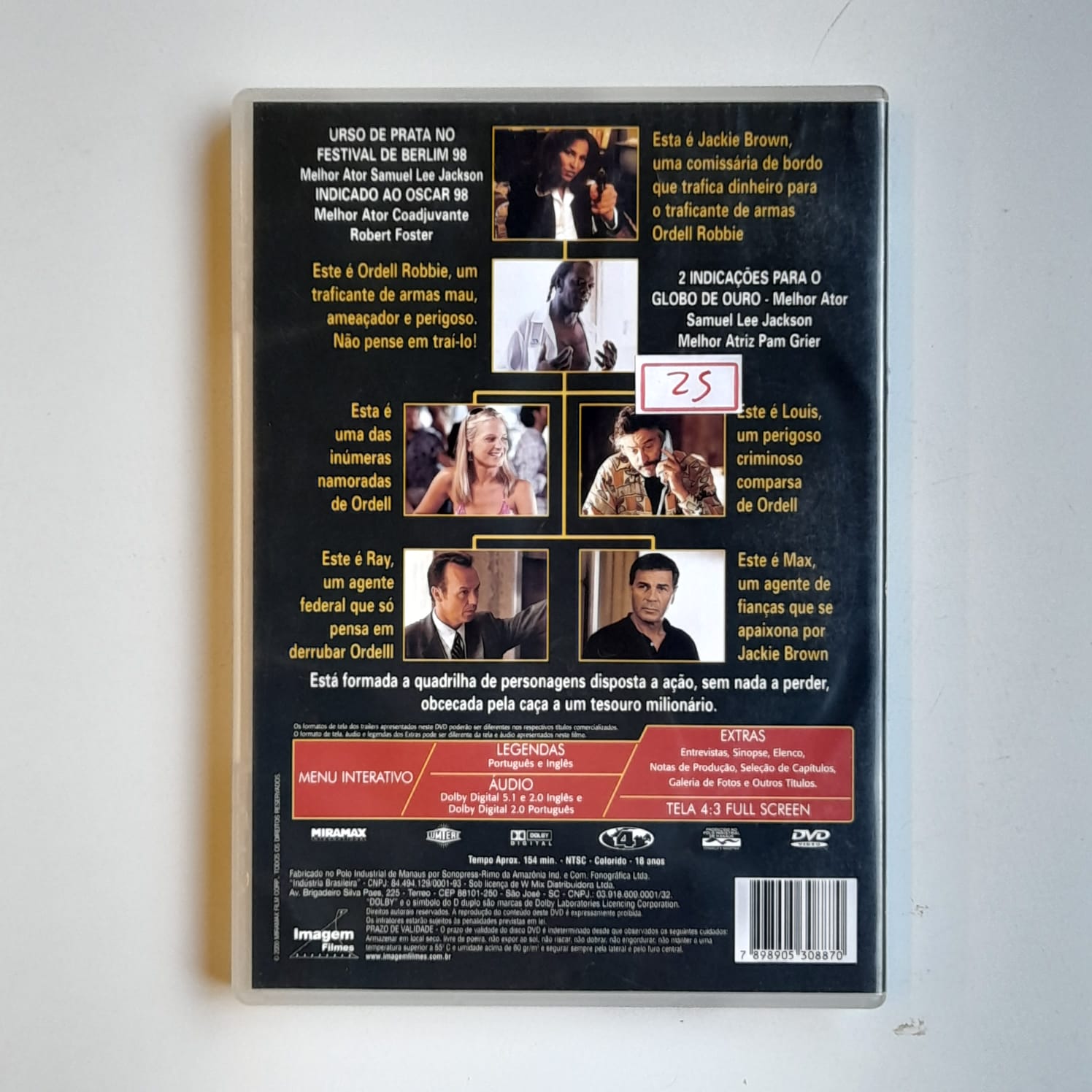 DVD Jackie Brown - Imagem 2