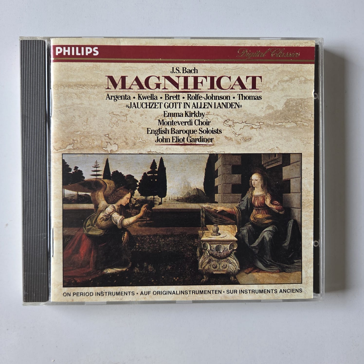 CD J.S. Bach - Magnificat - Jauchzet Gott - English Baroque Soloists - Gardiner - Importado