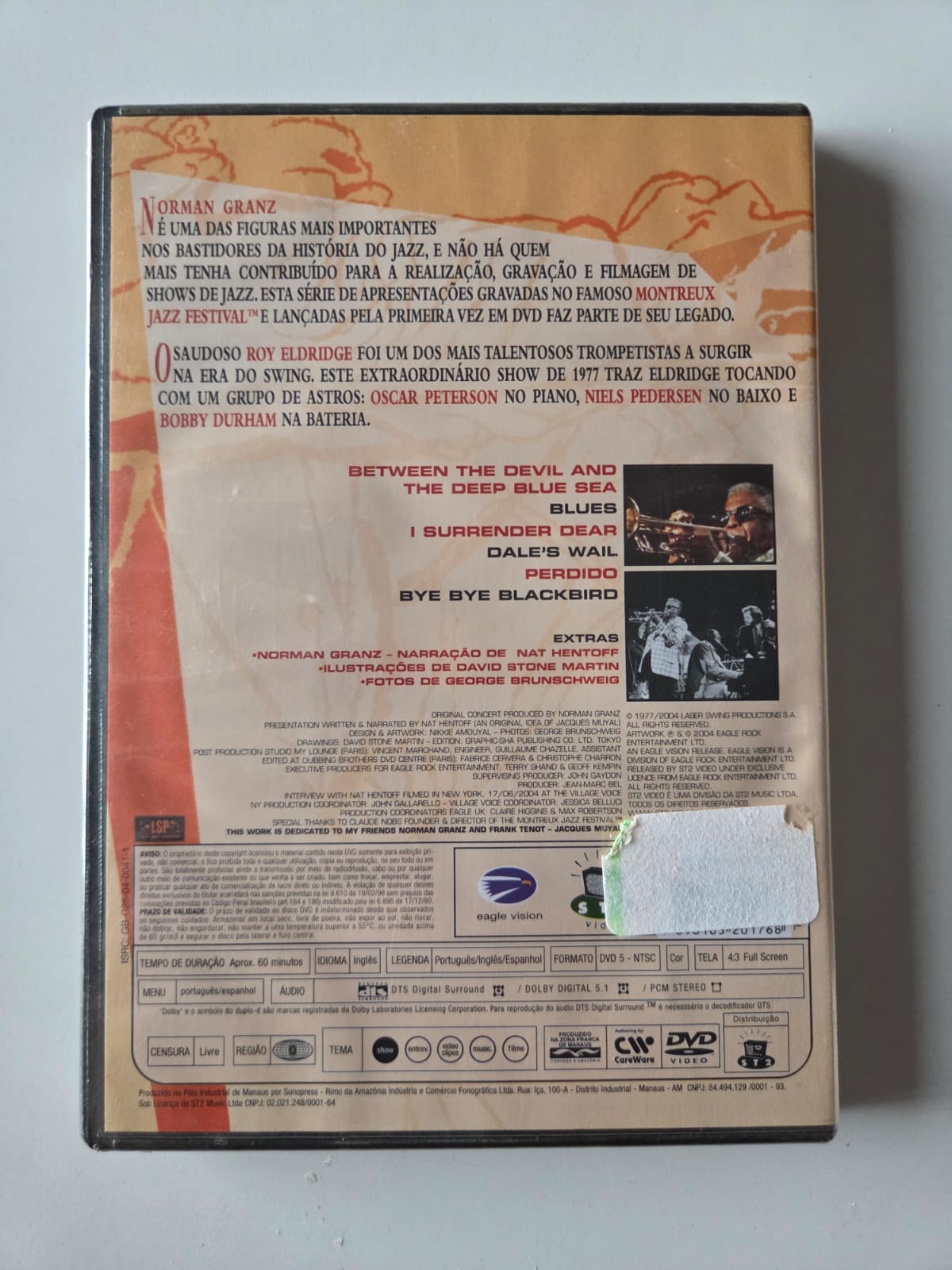 DVD Roy Eldridge '77 - Norman Granz' Jazz In Montreux - Lacrado - Imagem 2