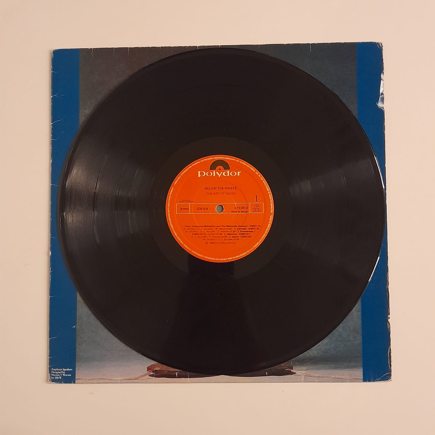 LP Art Of Noise – Below The Waste - Imagem 3