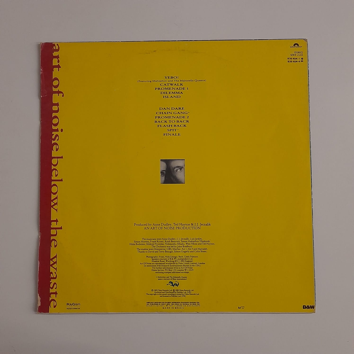 LP Art Of Noise – Below The Waste - Imagem 2