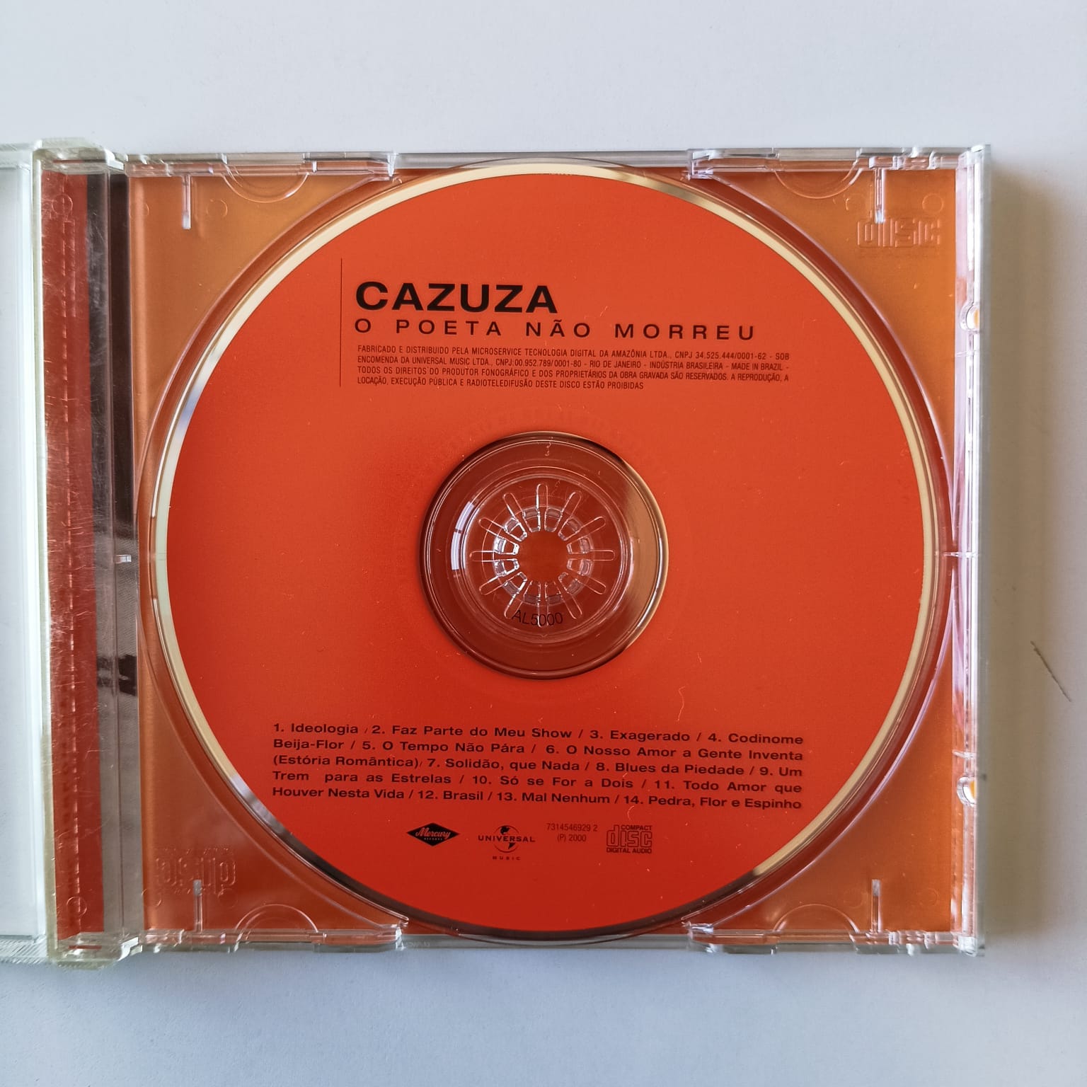 CD Cazuza - O Poeta Não Morreu - Imagem 3