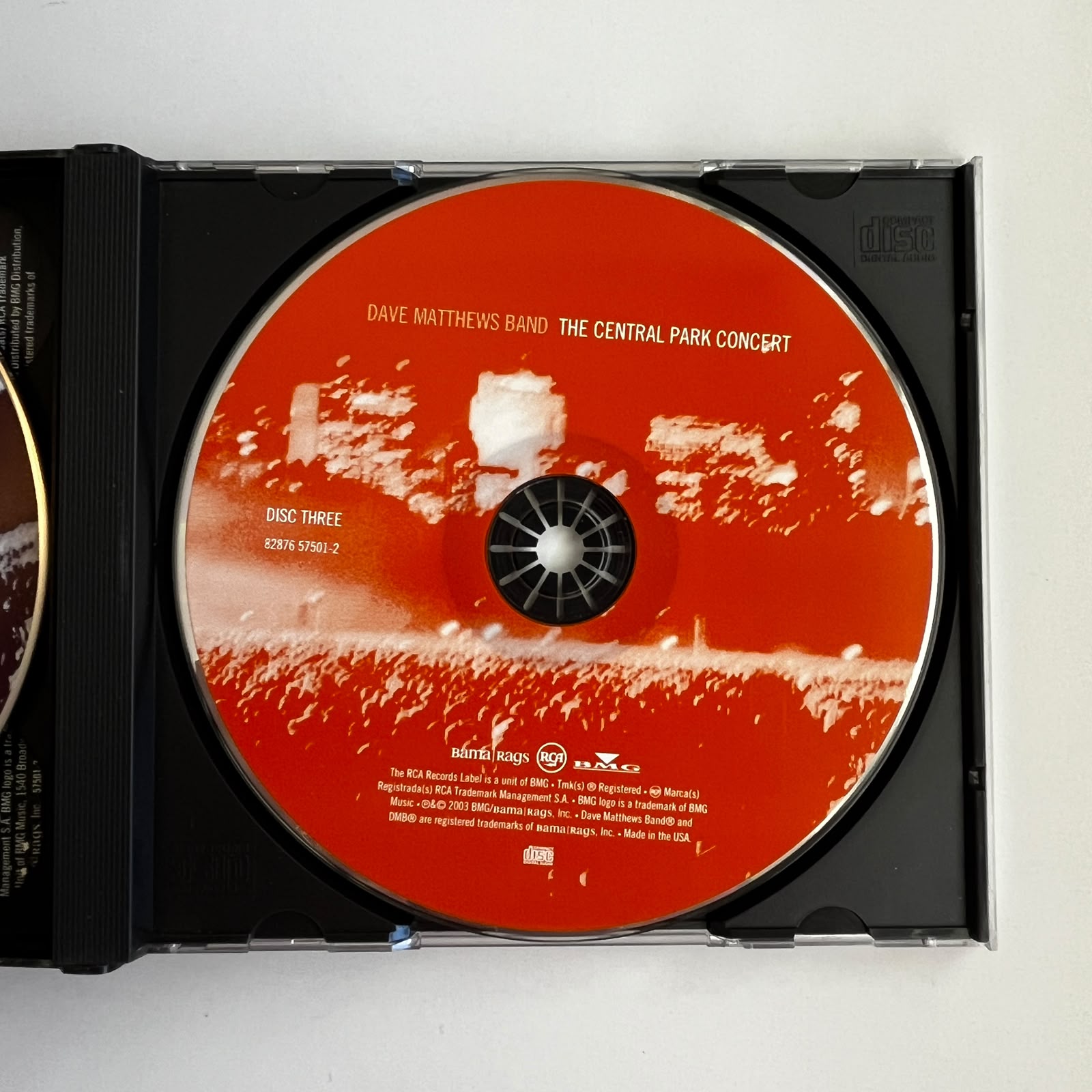 CD Dave Matthews Band – The Central Park Concert - Triplo Importado - Imagem 6