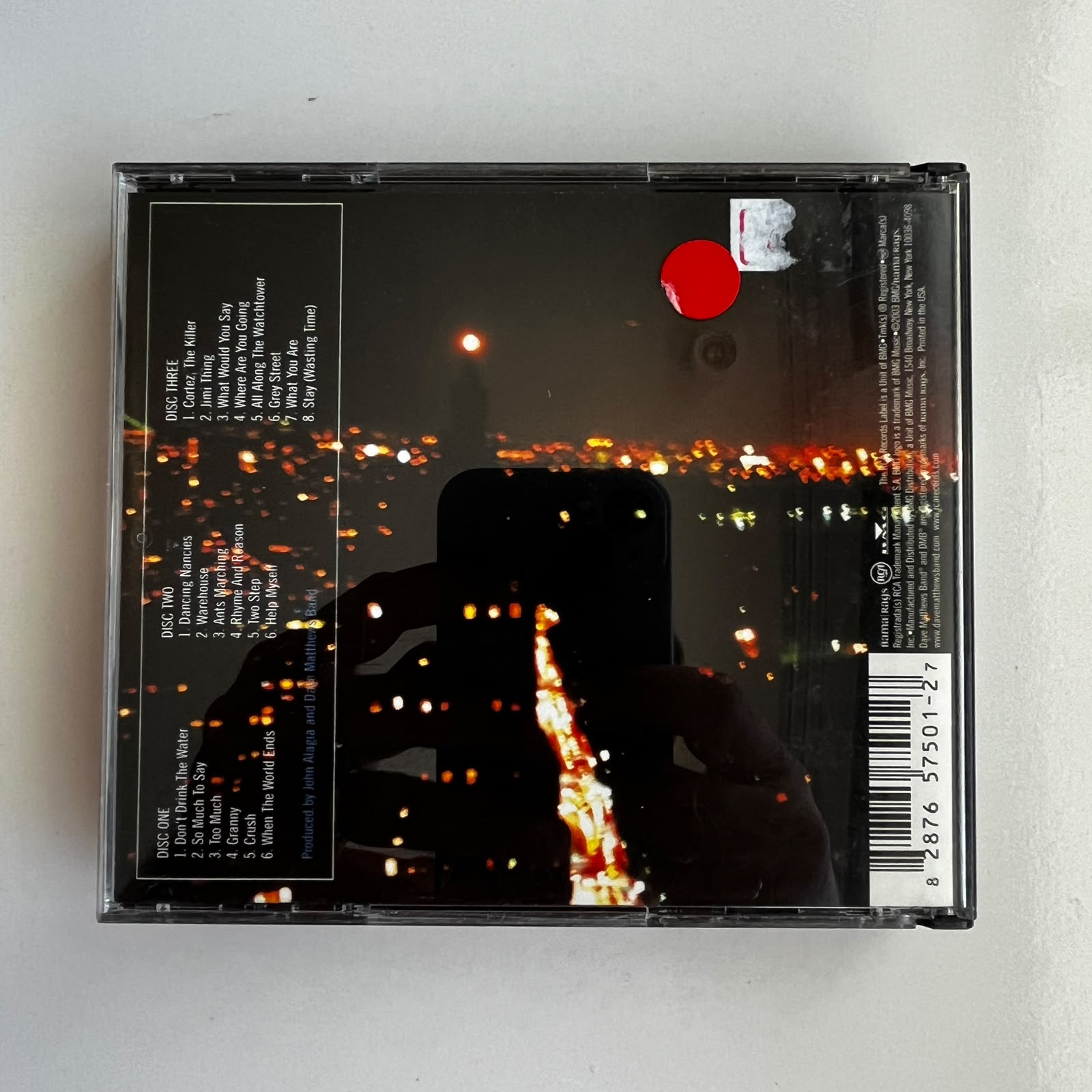CD Dave Matthews Band – The Central Park Concert - Triplo Importado - Imagem 2