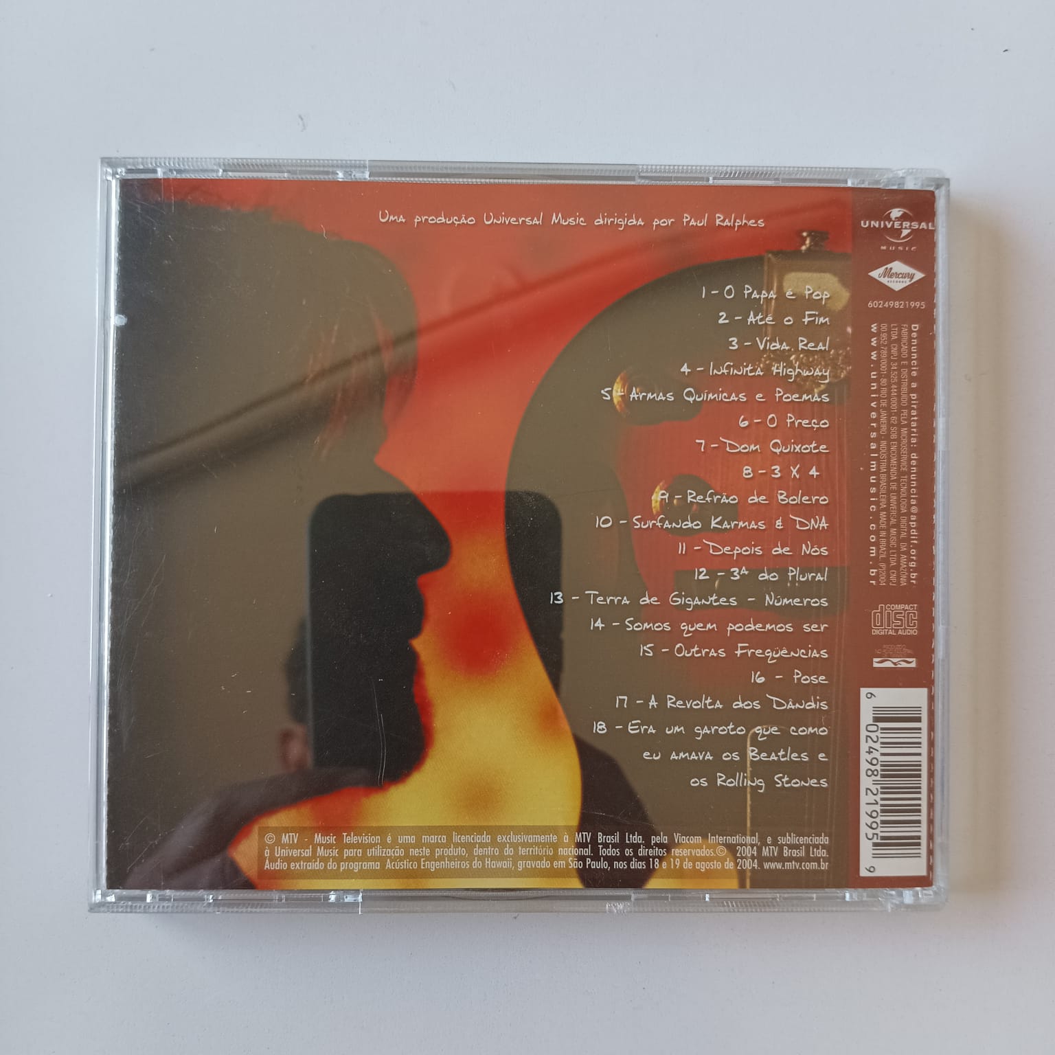 CD Engenheiros do Hawaii - Acústico MTV - Imagem 2
