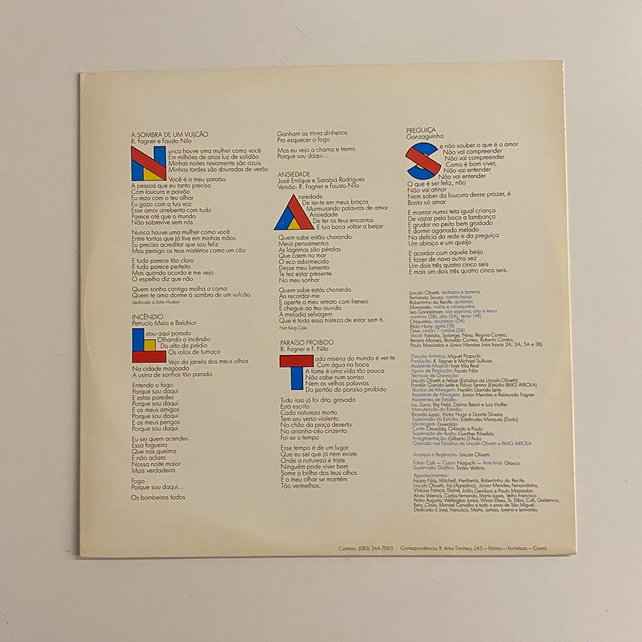 LP Fagner – Romance No Deserto - Imagem 5
