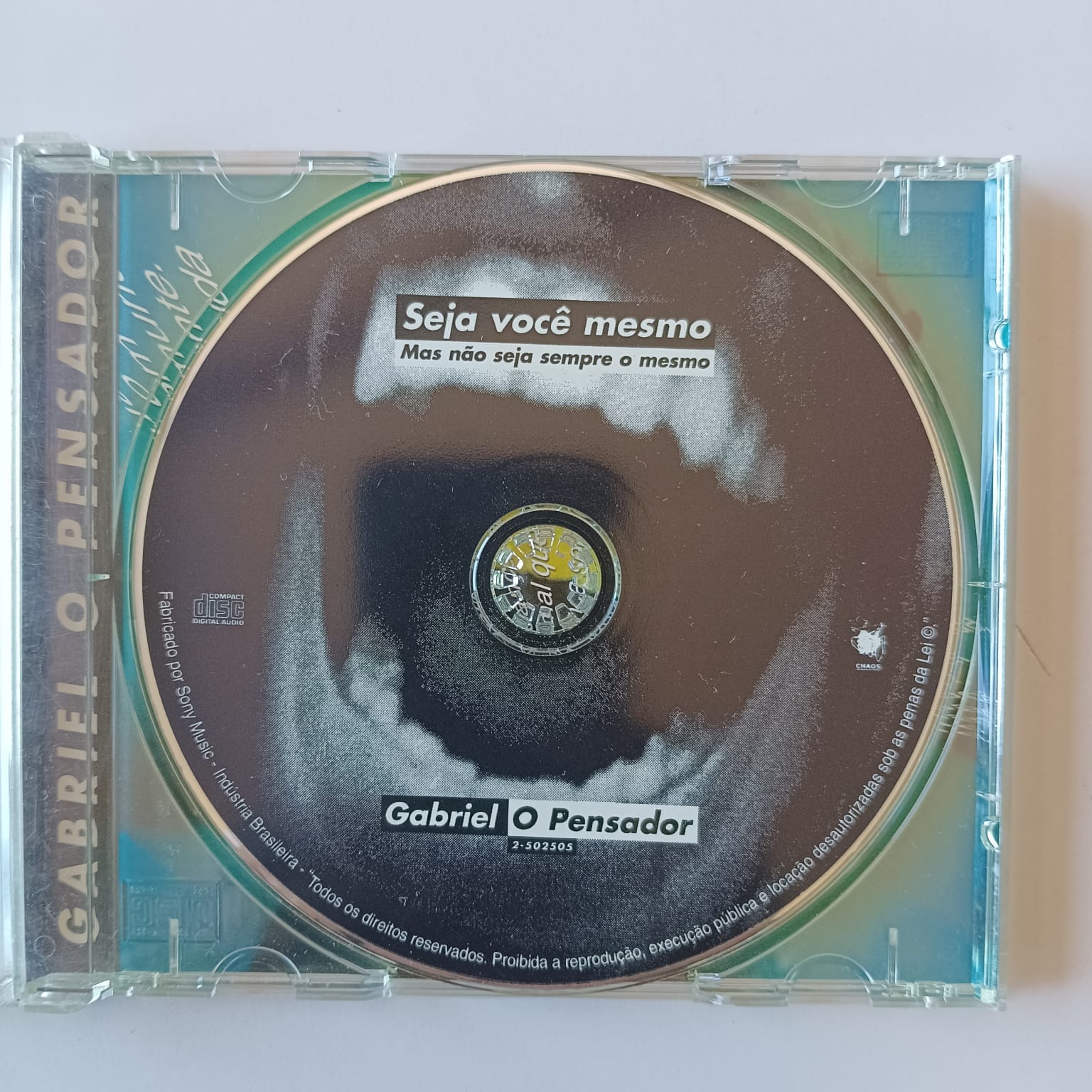 CD Gabriel O Pensador - Seja Você Mesmo - Imagem 3