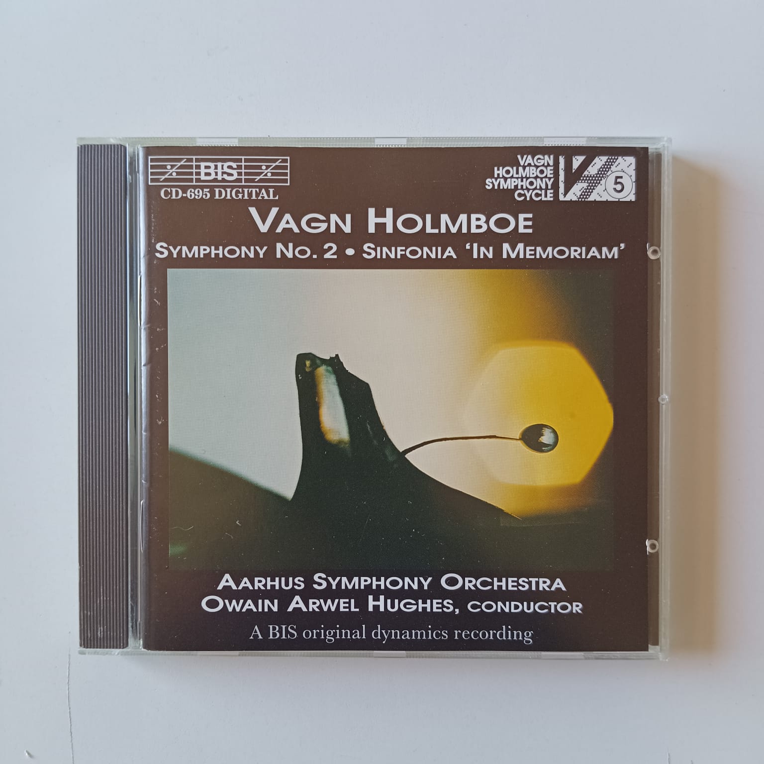 CD Holmboe - Symphony No.2 , Sinfonia "In Memoriam" - Reg: Owain Arwel Hughes - Importado