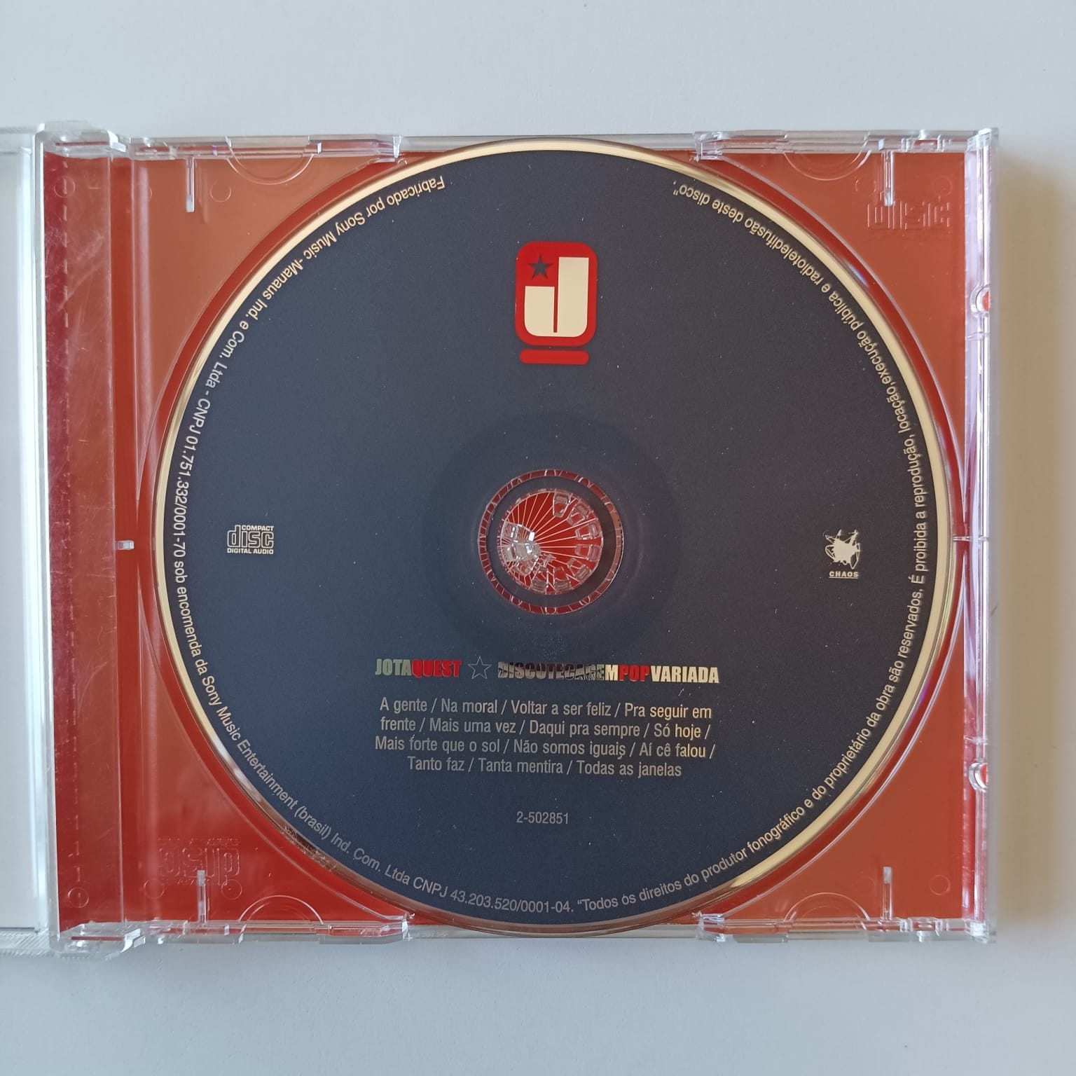 CD Jota Quest - Discotecagem Pop Variada - Imagem 3