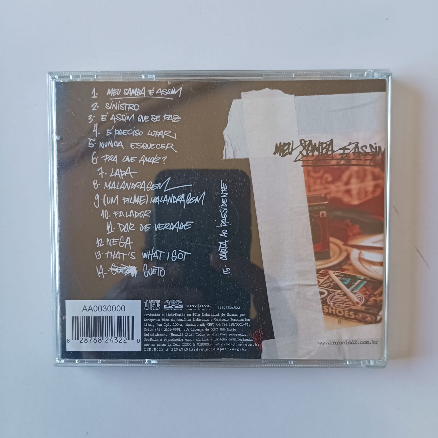 CD Marcelo D2 - Meu Samba é Assim - Imagem 2
