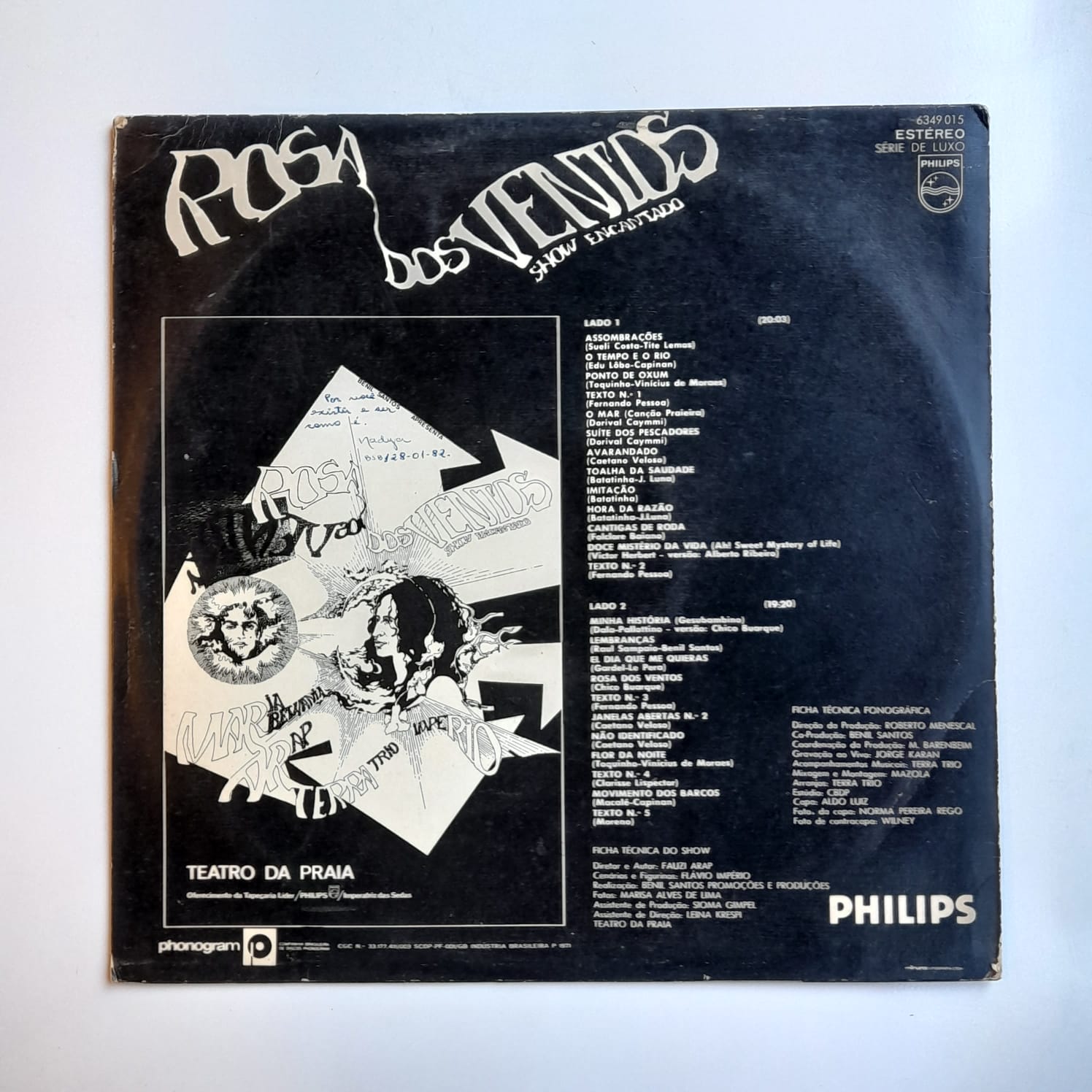 LP Maria Bethânia – Rosa Dos Ventos - Imagem 2