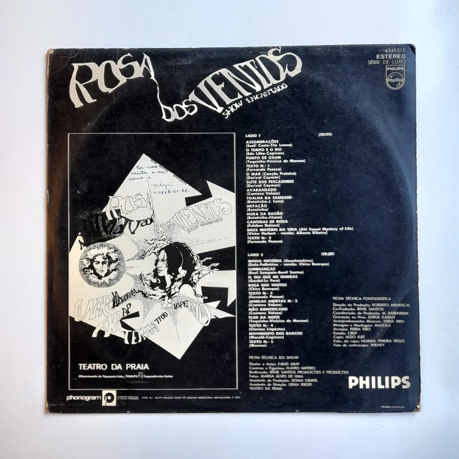 LP Maria Bethânia – Rosa Dos Ventos - Imagem 2
