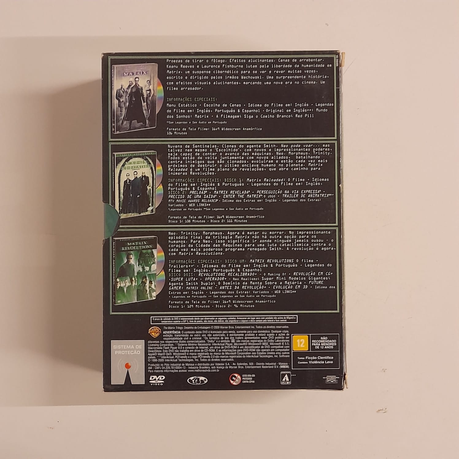 Box DVDs Matrix Trilogia (5 DVDs) - Imagem 2