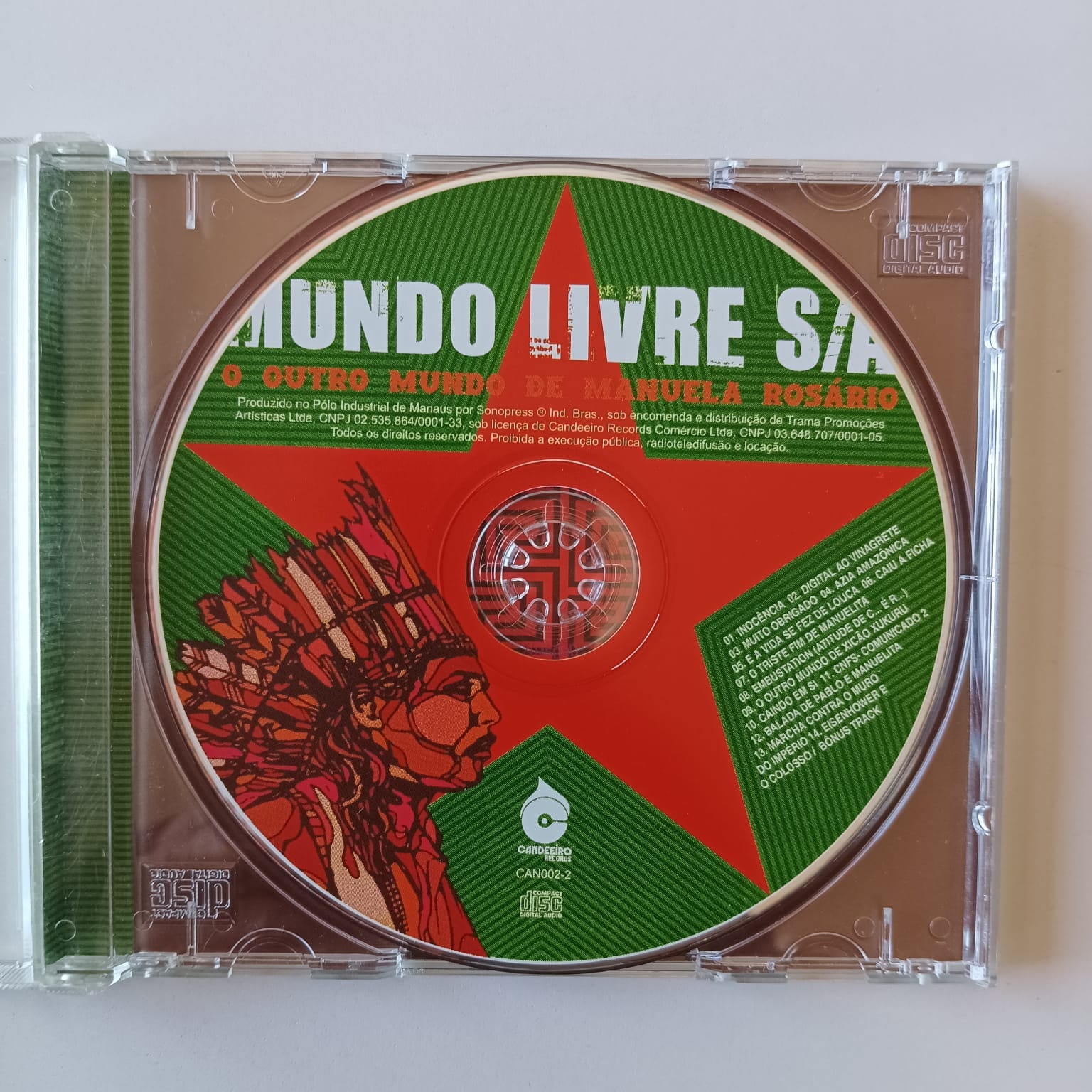 CD Mundo Livre S/A - O Outro Mundo de Manuela Rosário - Imagem 3