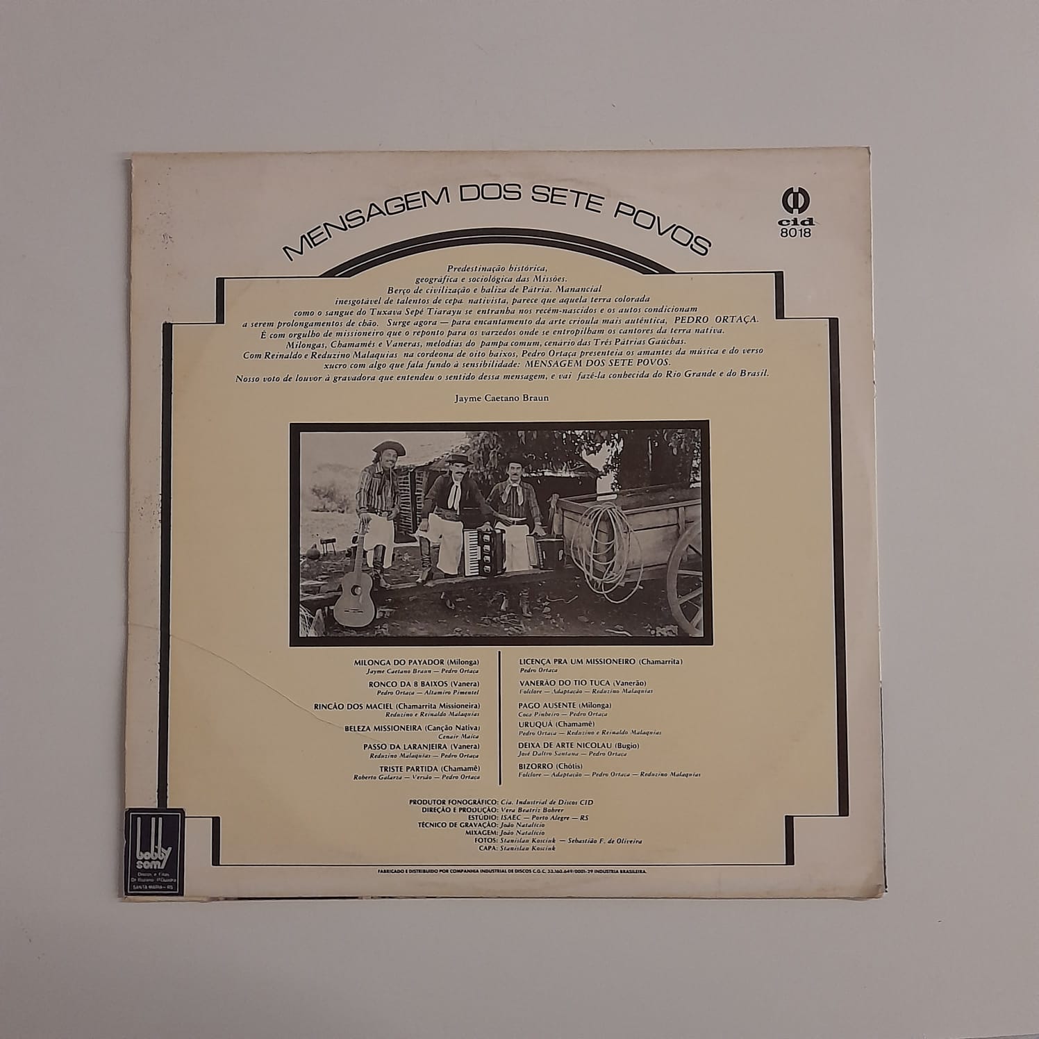 LP Pedro Ortaça – Mensagem Dos Sete Povos - Imagem 2
