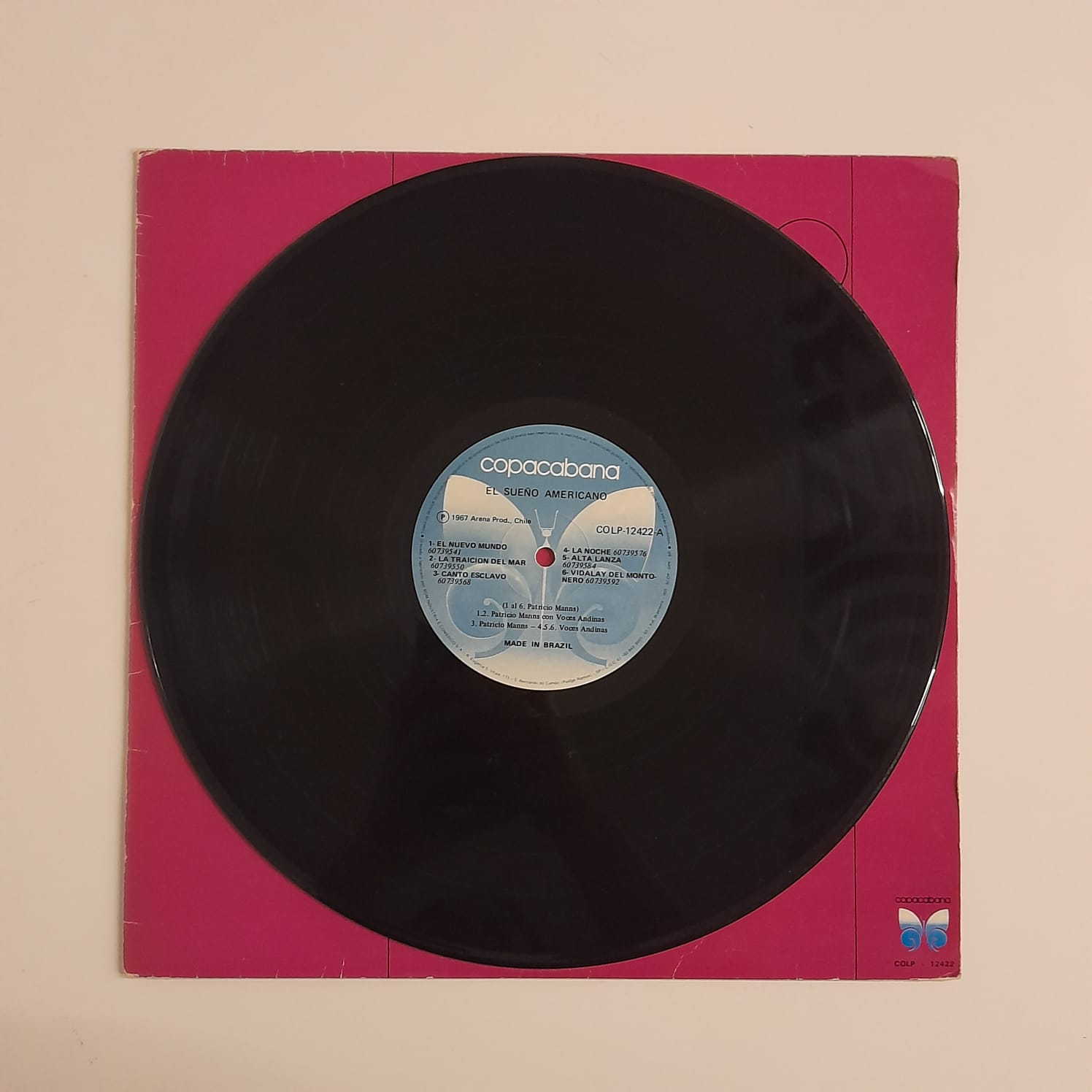 LP Patricio Manns – El Sueño Americano - Imagem 3