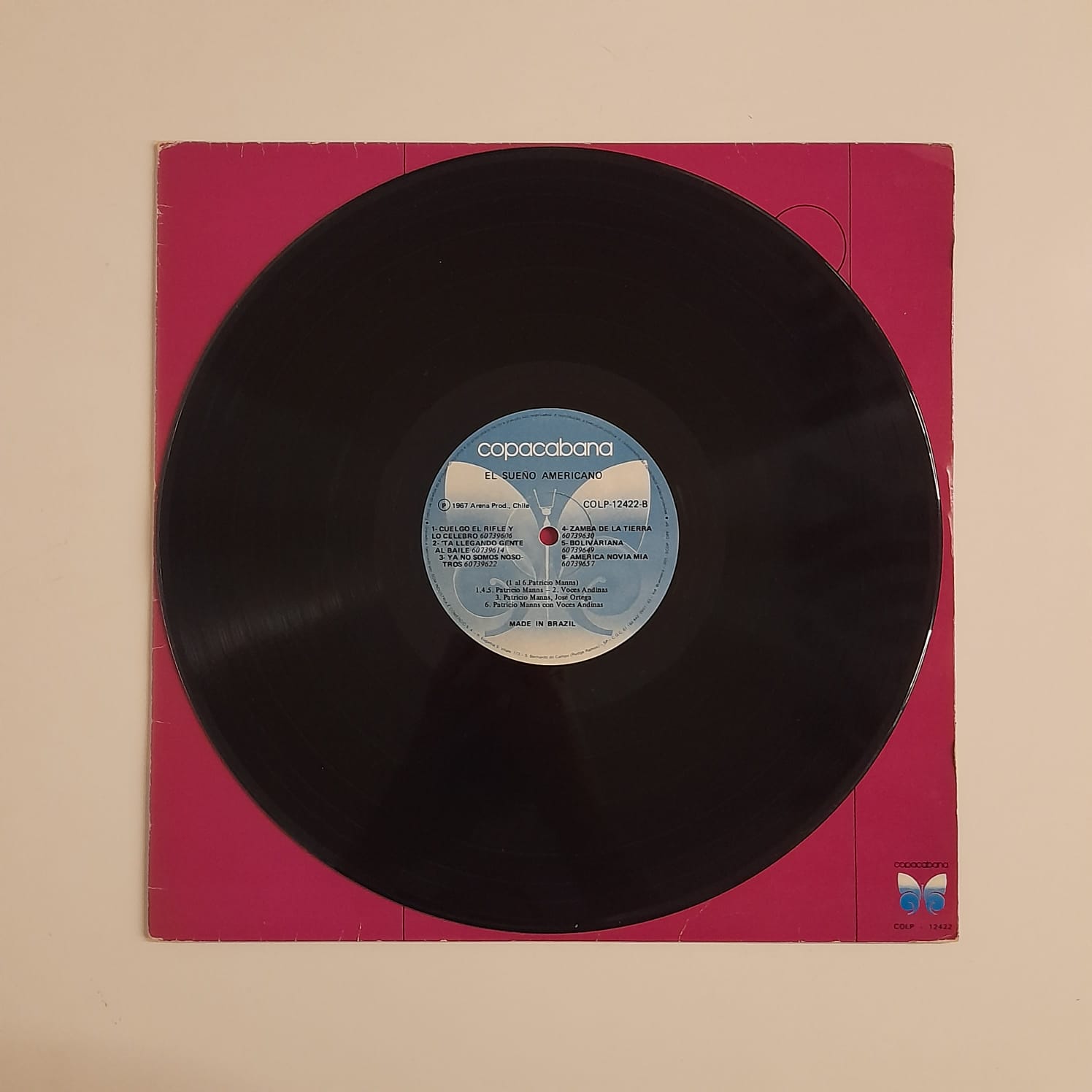 LP Patricio Manns – El Sueño Americano - Imagem 4