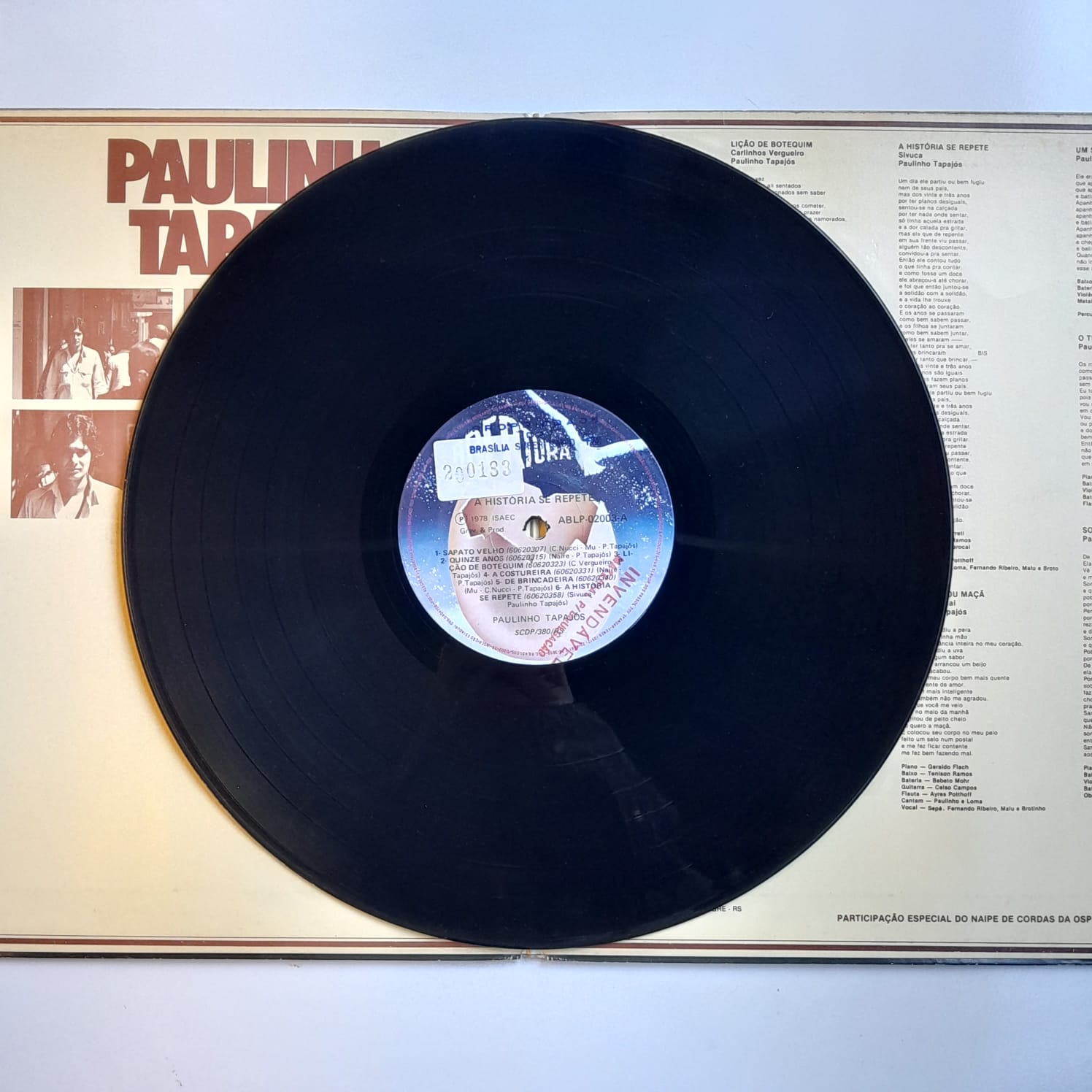 LP Paulinho Tapajós – A História Se Repete - Imagem 3