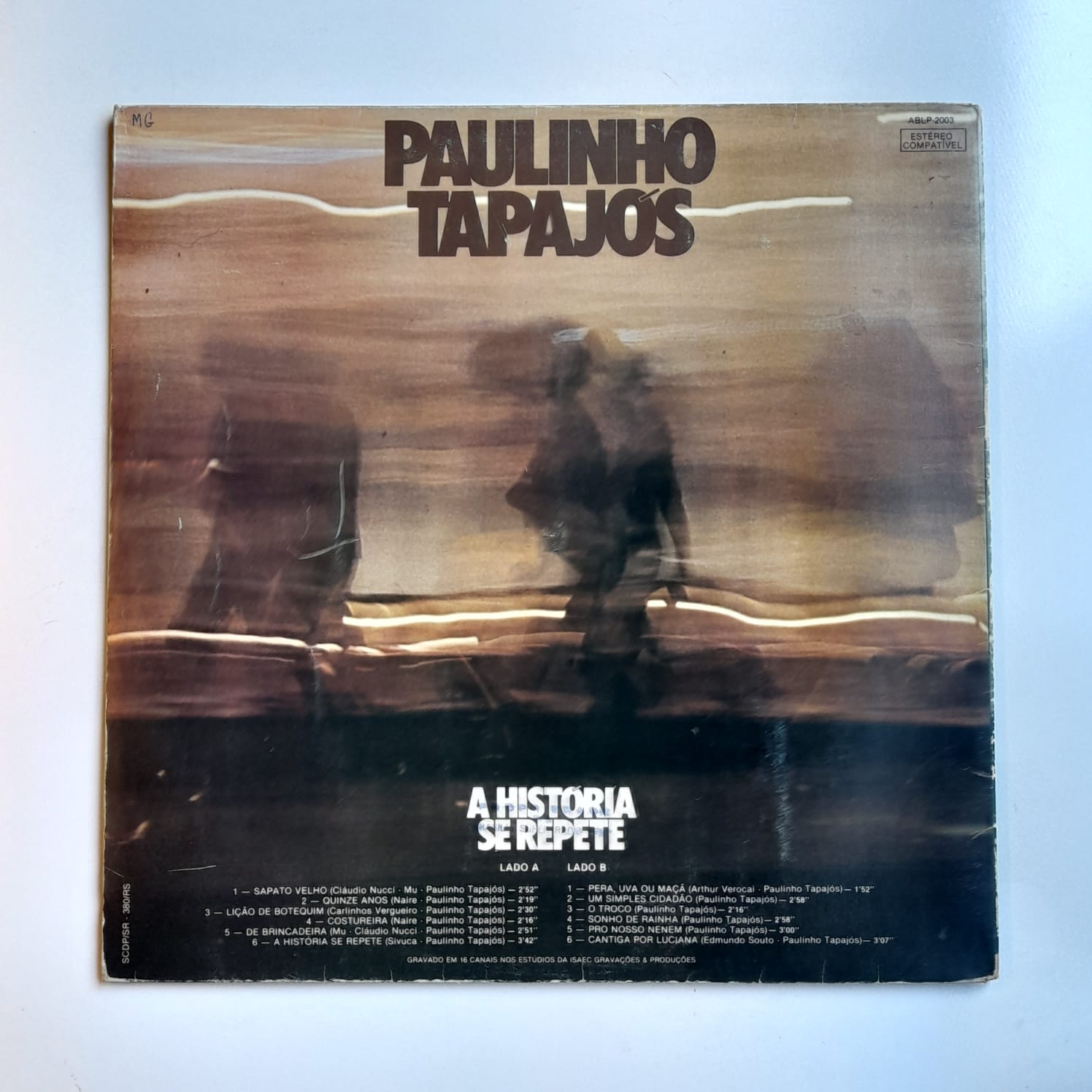 LP Paulinho Tapajós – A História Se Repete - Imagem 2