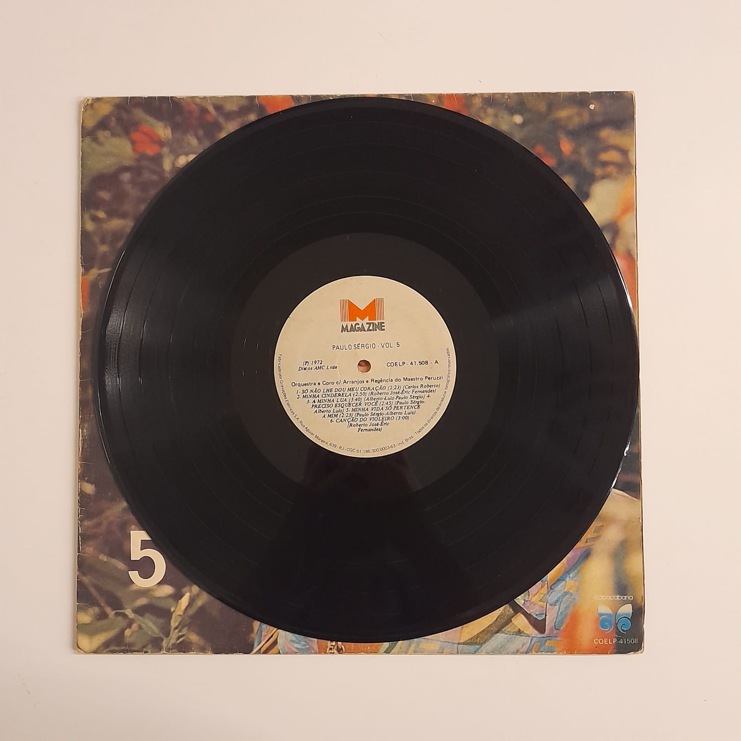 LP Paulo Sérgio – Paulo Sérgio Vol. 5 - Imagem 3