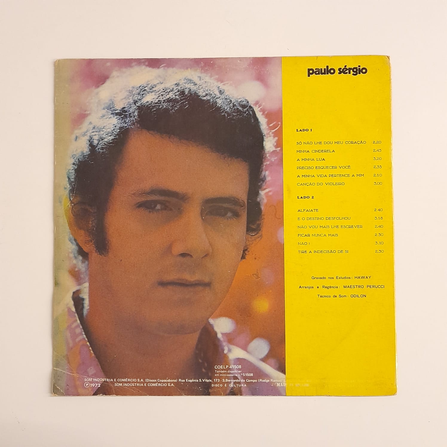 LP Paulo Sérgio – Paulo Sérgio Vol. 5 - Imagem 2