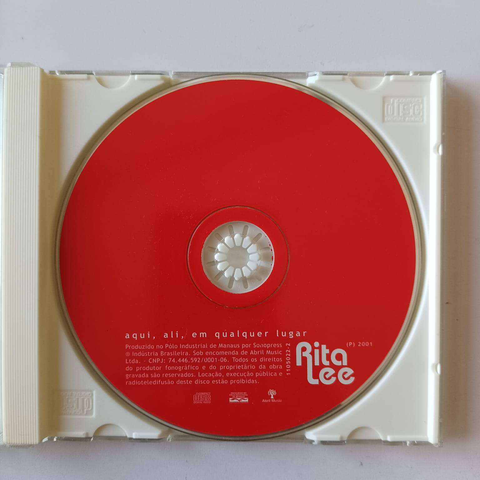 CD Rita Lee - Aqui, Ali, Em Qualquer Lugar - Imagem 3