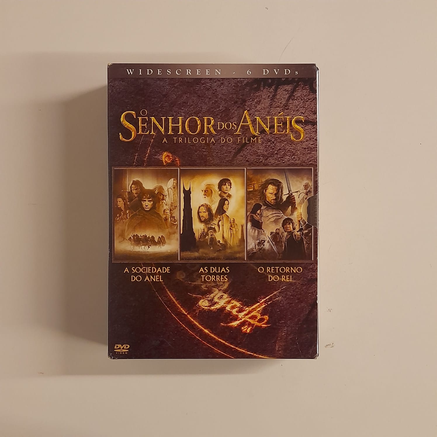 Box DVDs Trilogia Senhor Dos Anéis (6 DVDs)