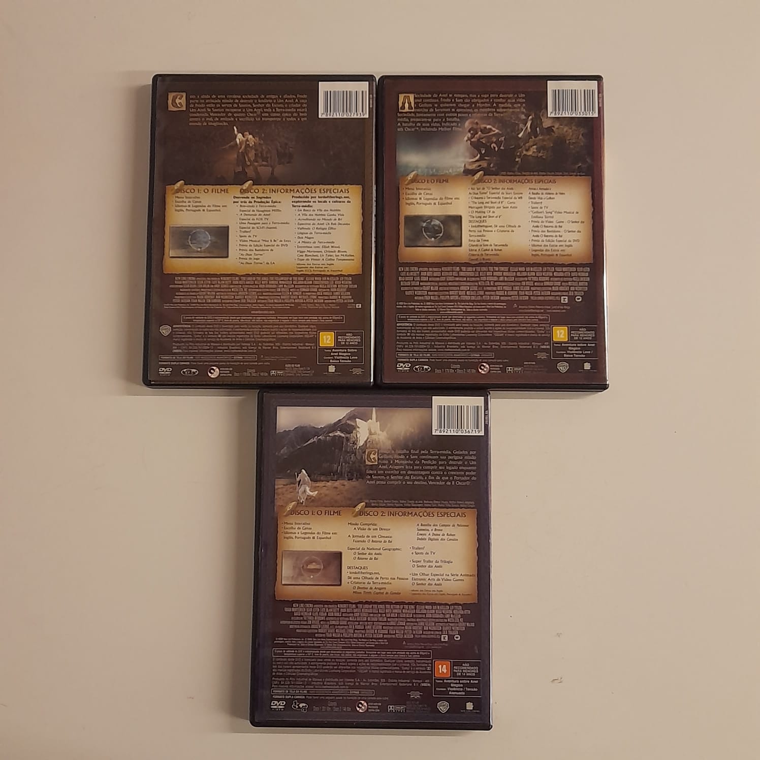 Box DVDs Trilogia Senhor Dos Anéis (6 DVDs) - Imagem 4
