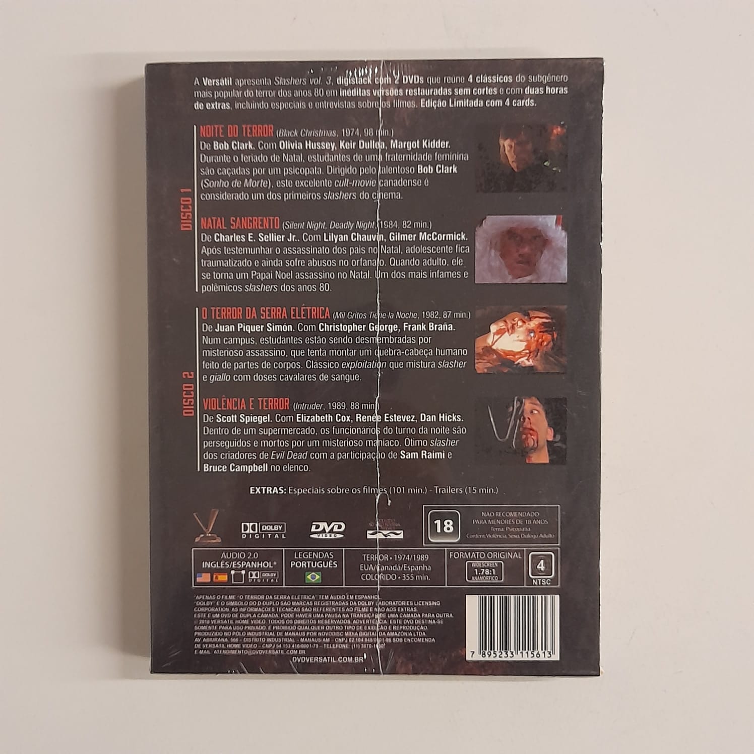 Box DVDs Slashers Vol. 3 - Duplo Lacrado - Imagem 2