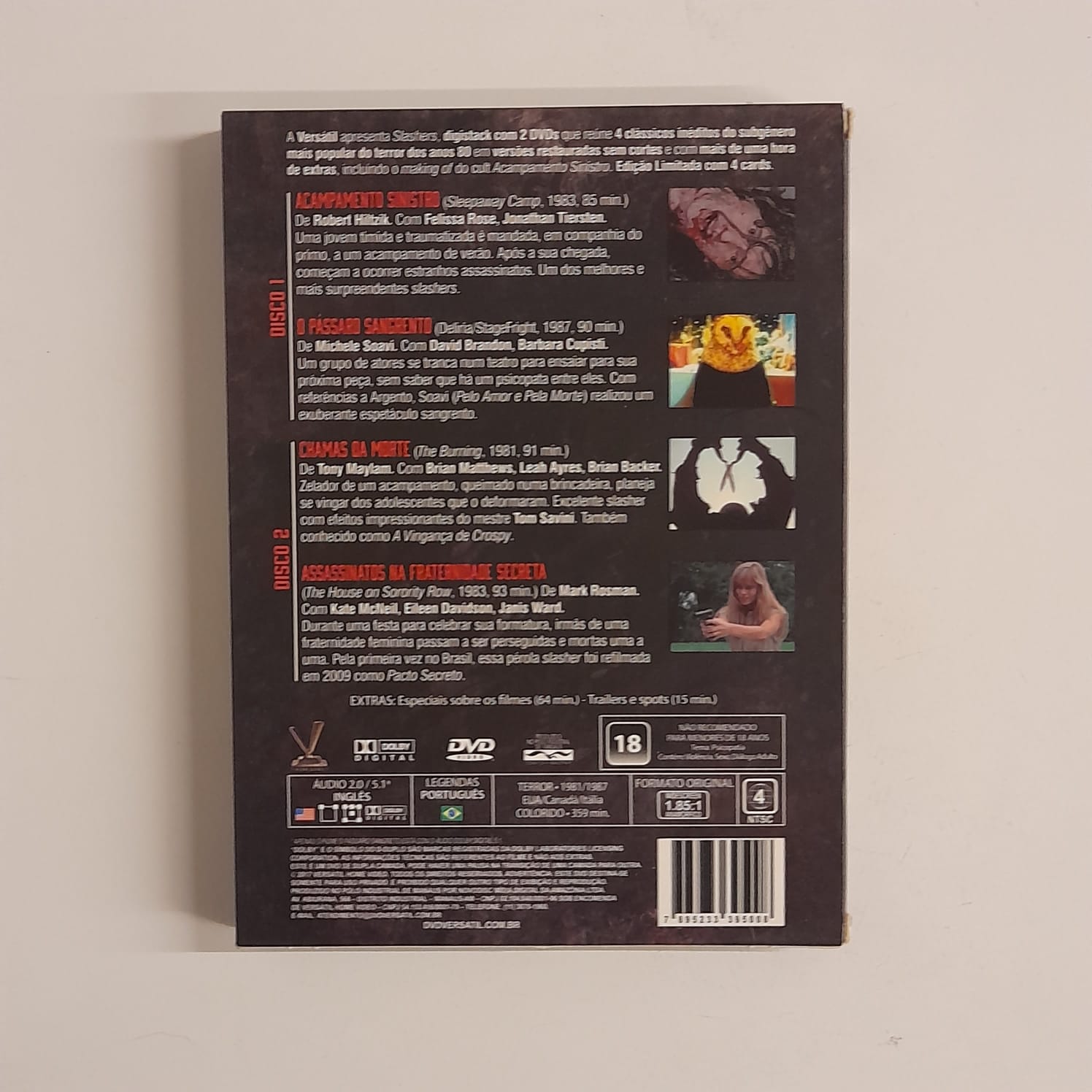 Box DVDs Slashers - 4 clássicos de gênero - Duplo - Imagem 2
