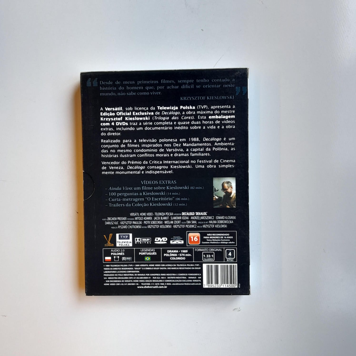 Box DVDs Decálogo - A Monumental Obra de Krzysztof Kieslowski (4 DVDs) - Imagem 2