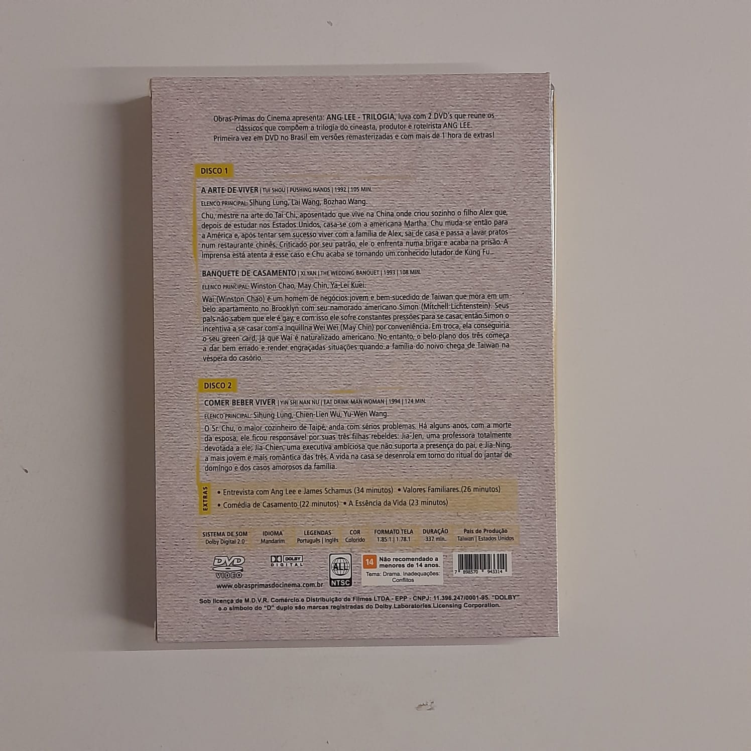 Box DVDs Ang Lee Trilogia (2 DVDs) - Imagem 2