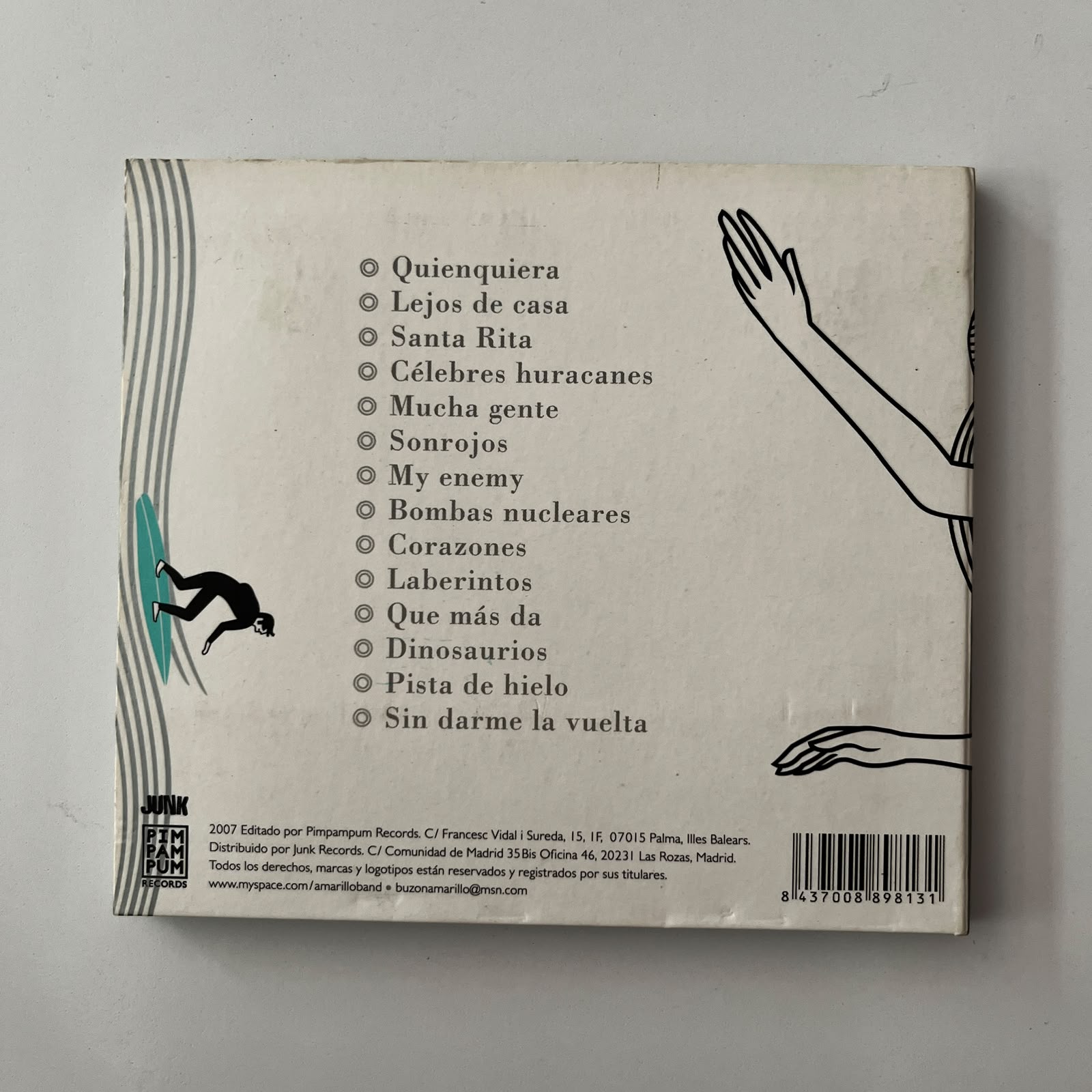 CD Amarillo – Vuelve A Por Mí - Importado - Imagem 2