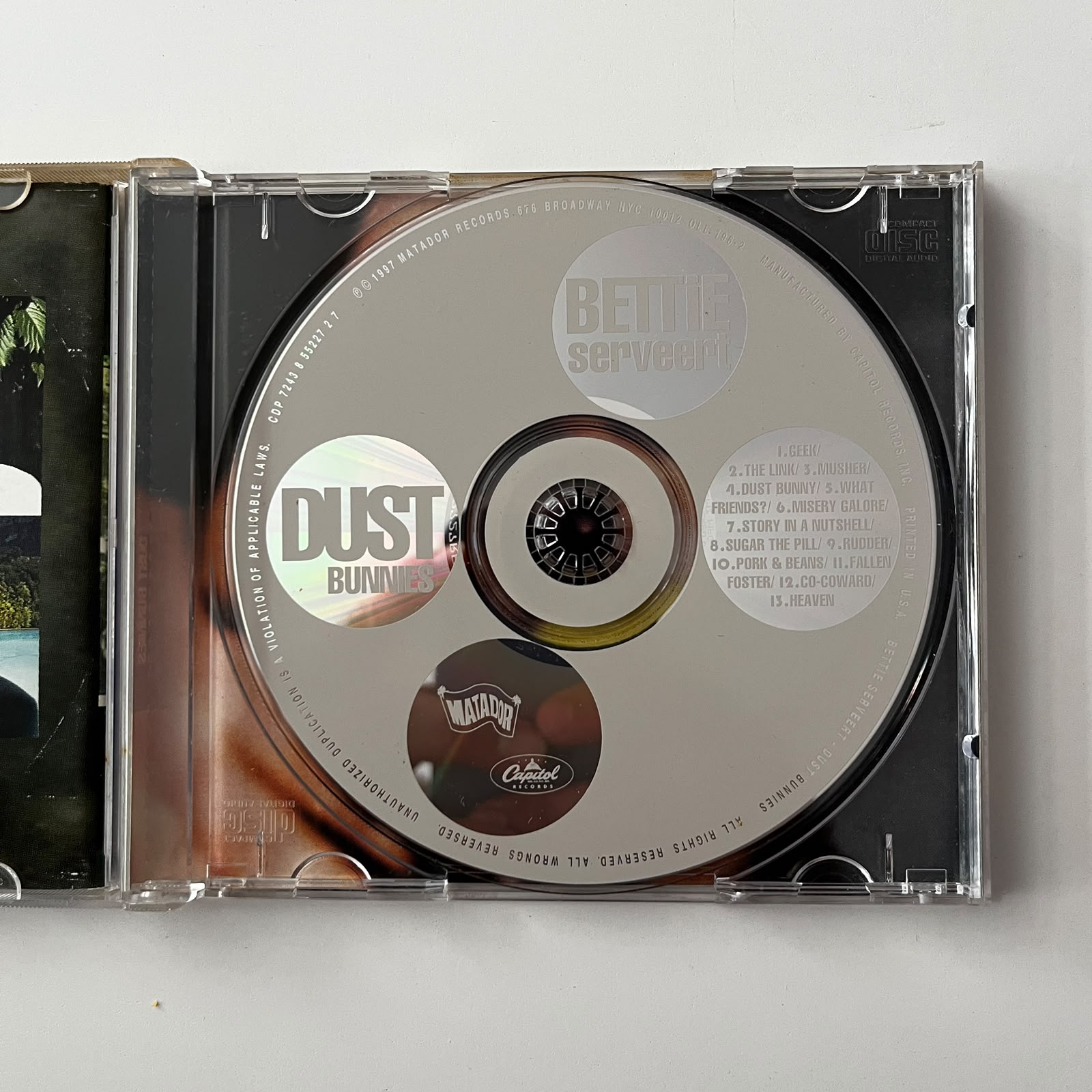 CD Bettie Serveert – Dust Bunnies - Importado - Imagem 3