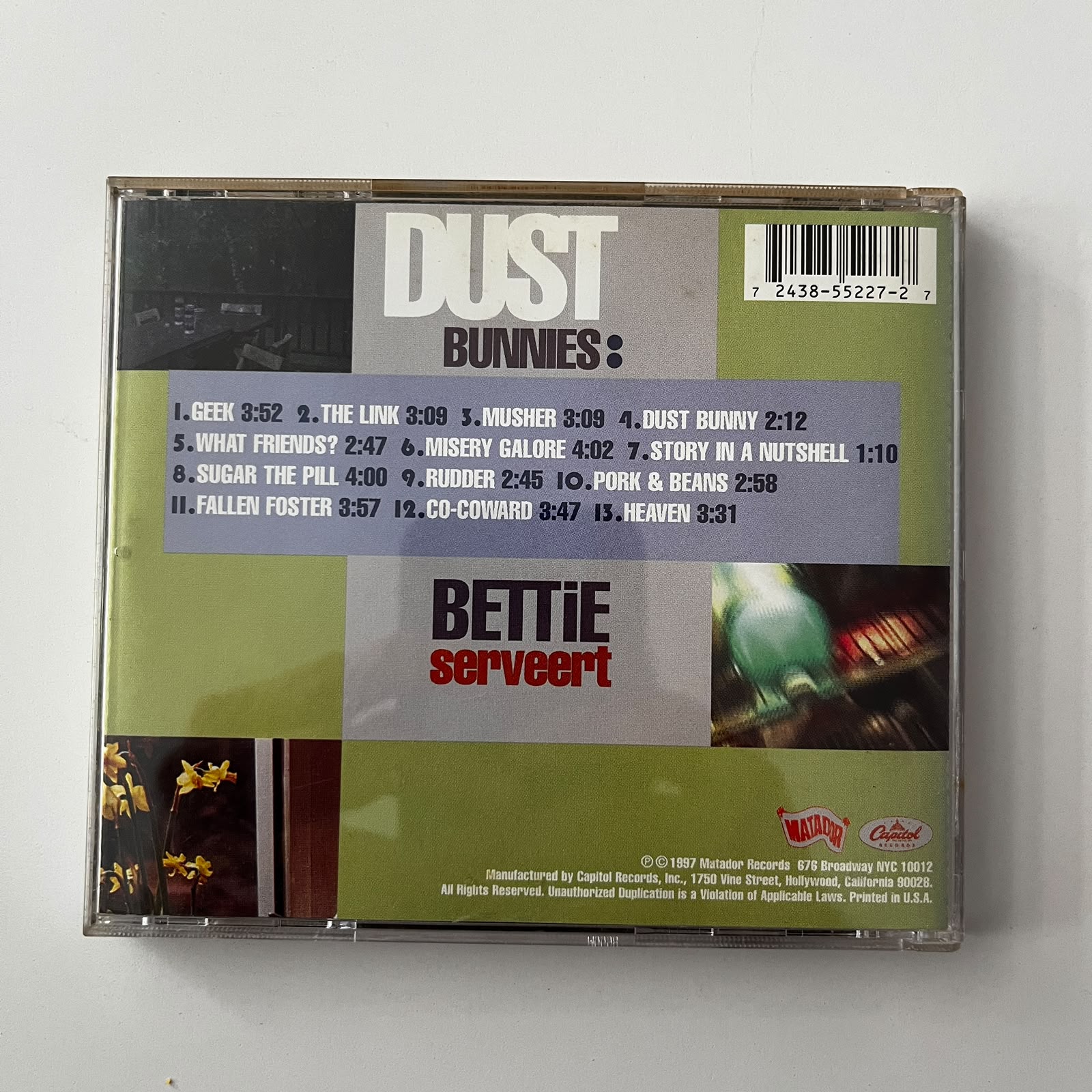 CD Bettie Serveert – Dust Bunnies - Importado - Imagem 2