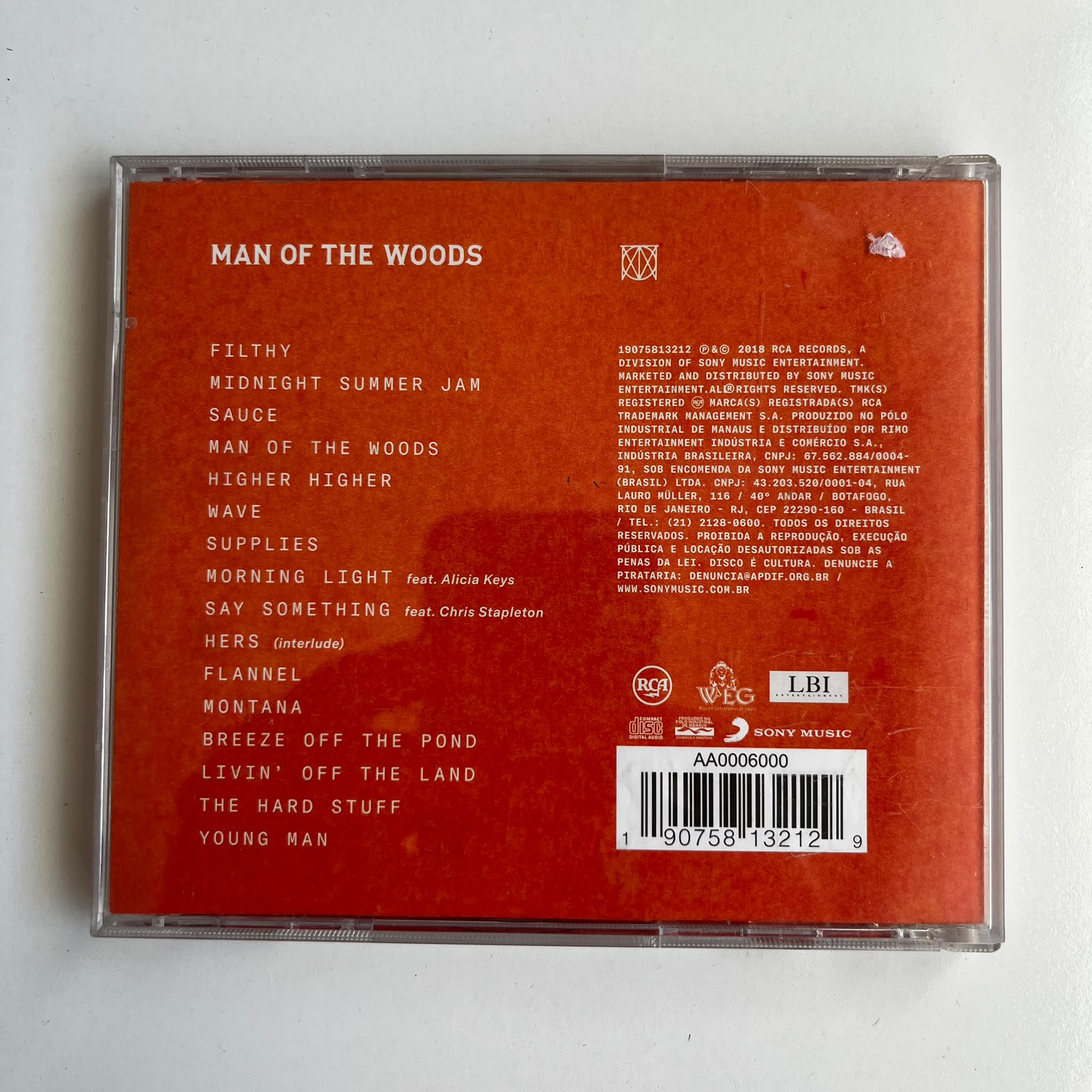 CD Justin Timberlake – Man Of The Woods - Imagem 2