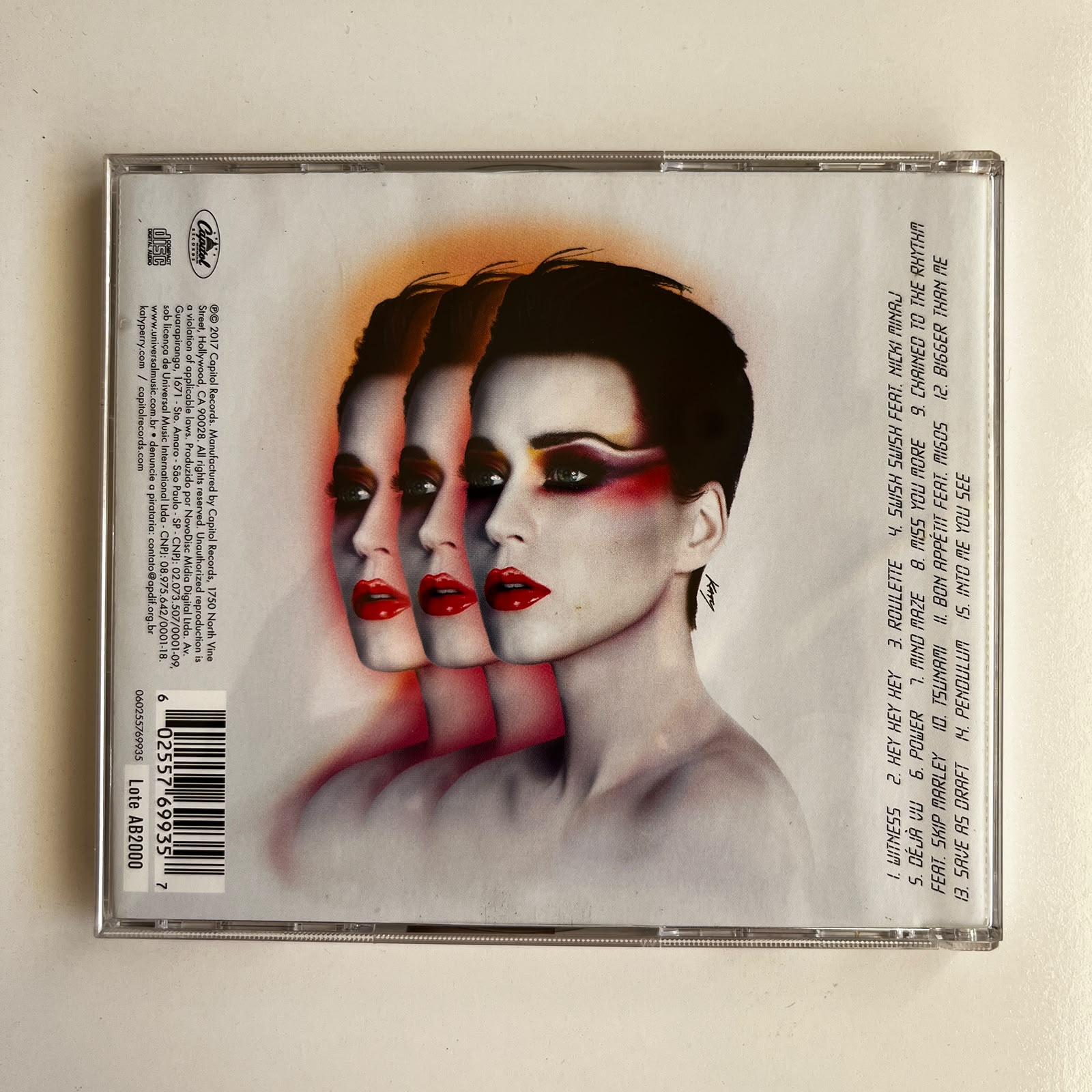 CD Katy Perry – Witness - Imagem 2