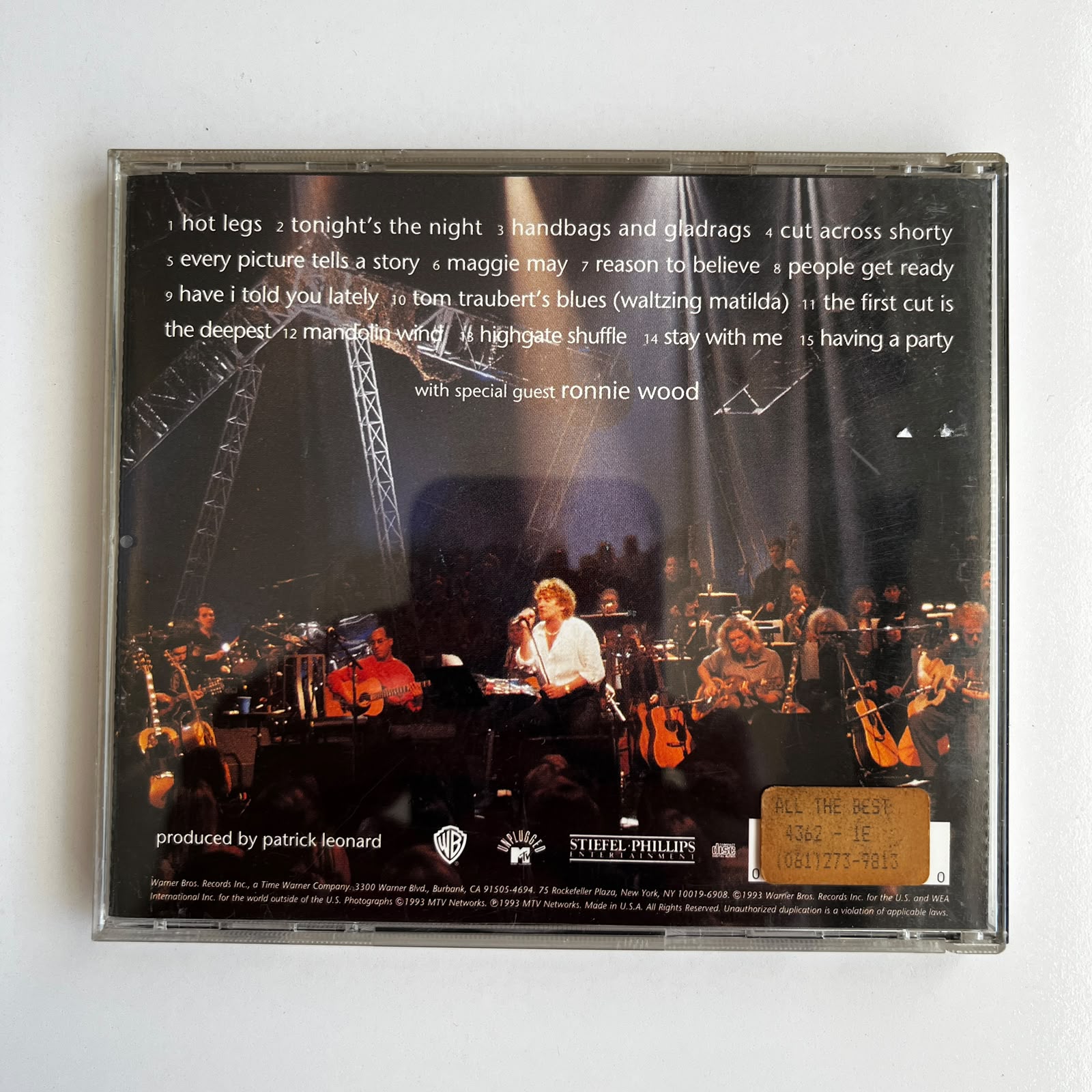 CD Rod Stewart - Unplugged... and seated - Importado - Imagem 2