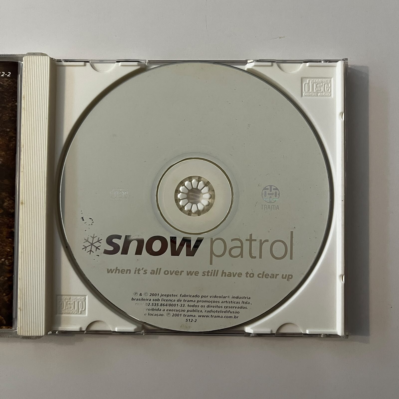 CD Snow Patrol – When It's All Over We Still Have To Clear Up - Imagem 3