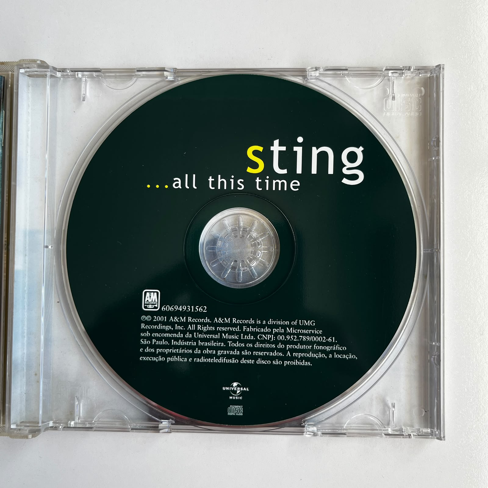 CD Sting – ...All This Time - Imagem 3