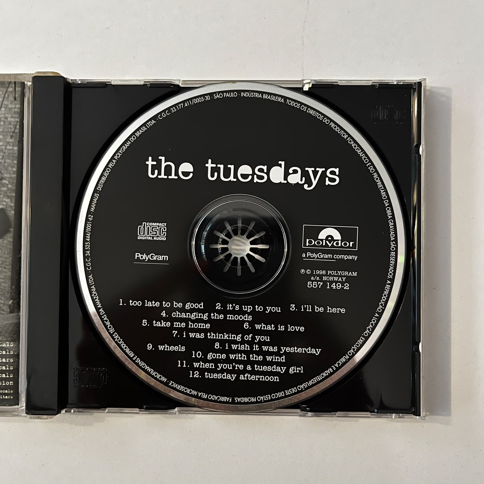 CD The Tuesdays - The Tuesdays (1998) - Imagem 3