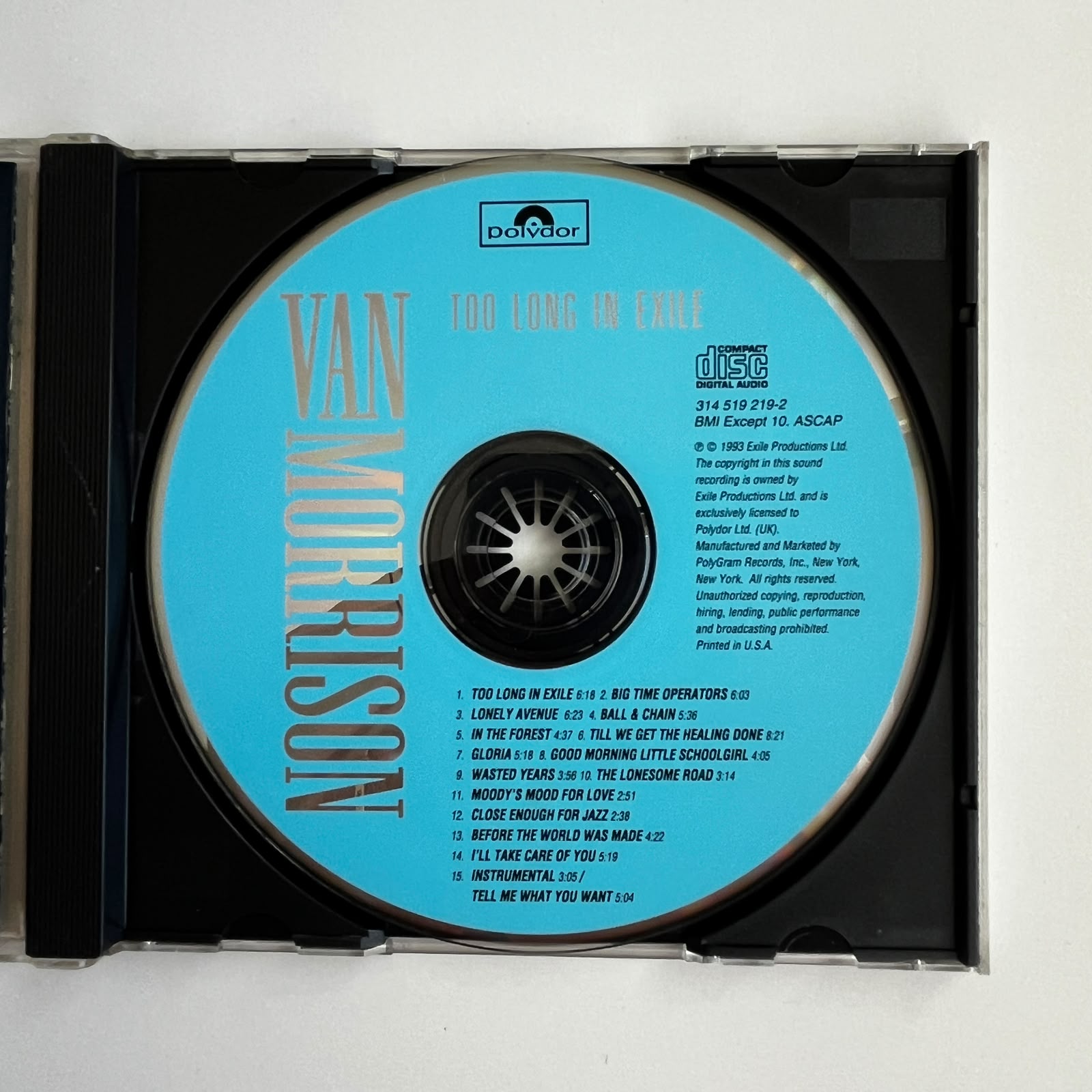 CD Van Morrison – Too Long In Exile - Importado - Imagem 3