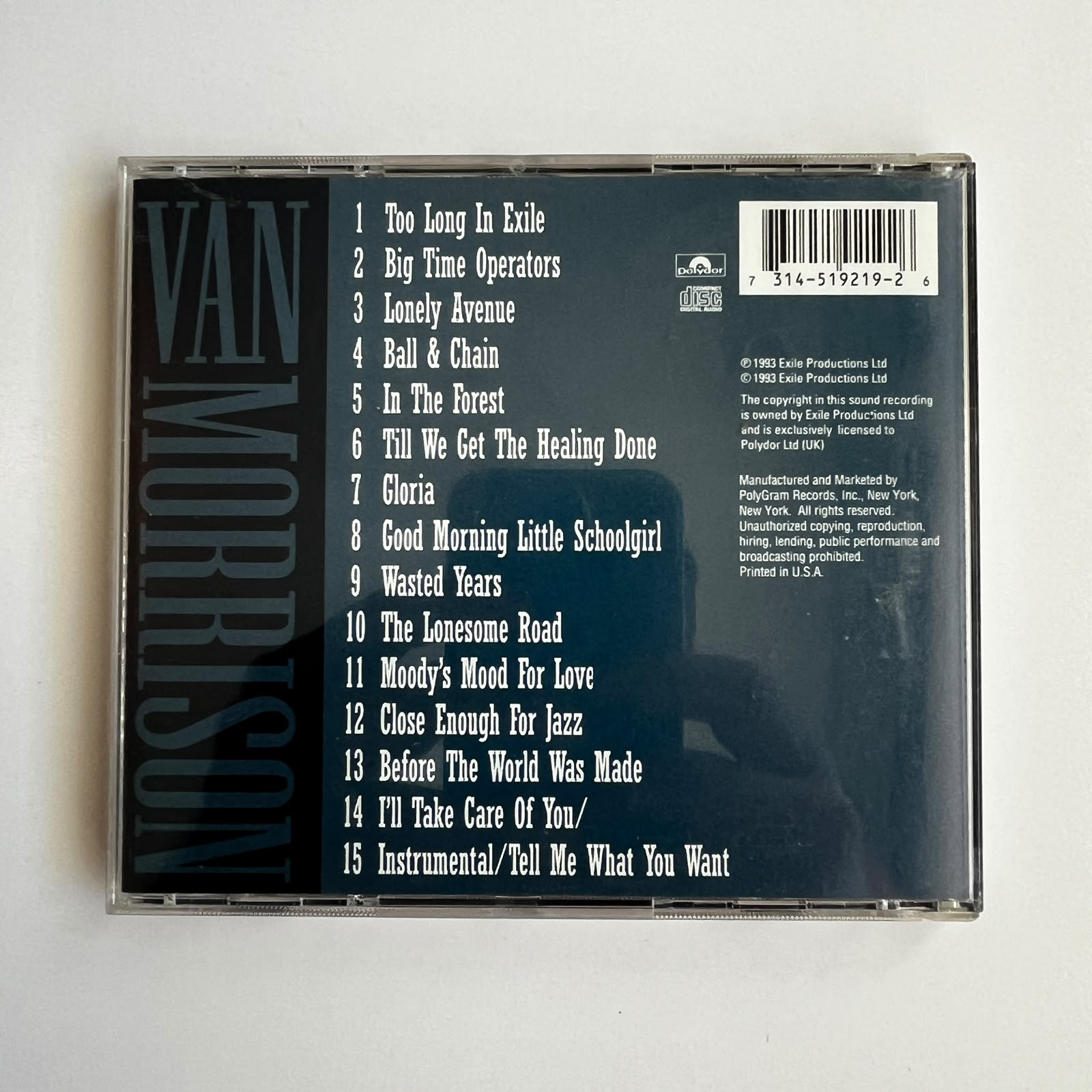 CD Van Morrison – Too Long In Exile - Importado - Imagem 2