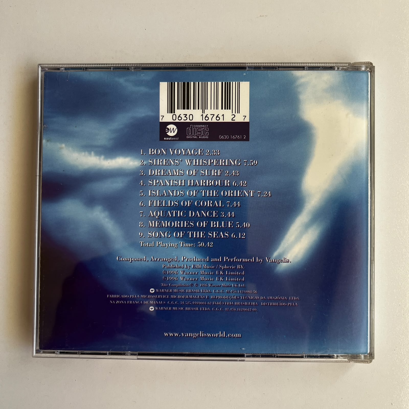 CD Vangelis – Oceanic - Imagem 2