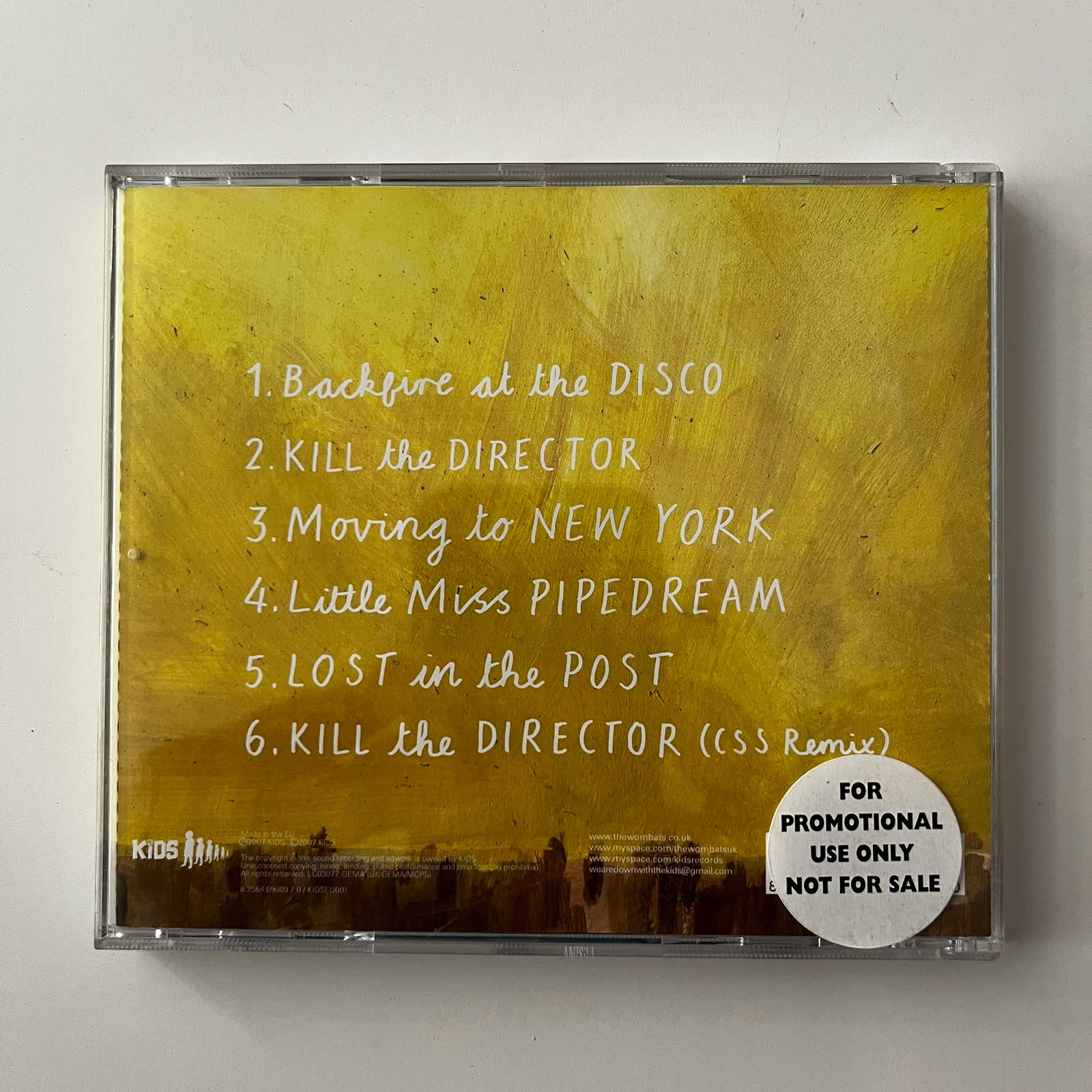 CD The Wombats – The Wombats (2007) - Importado - Imagem 2