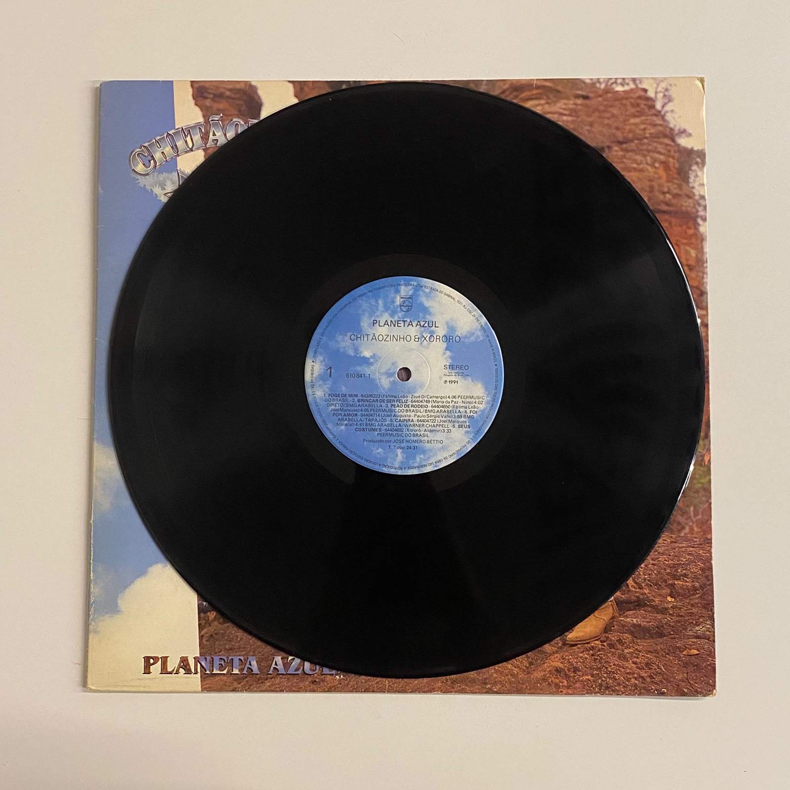 LP Chitãozinho & Xororó – Planeta Azul - Imagem 3